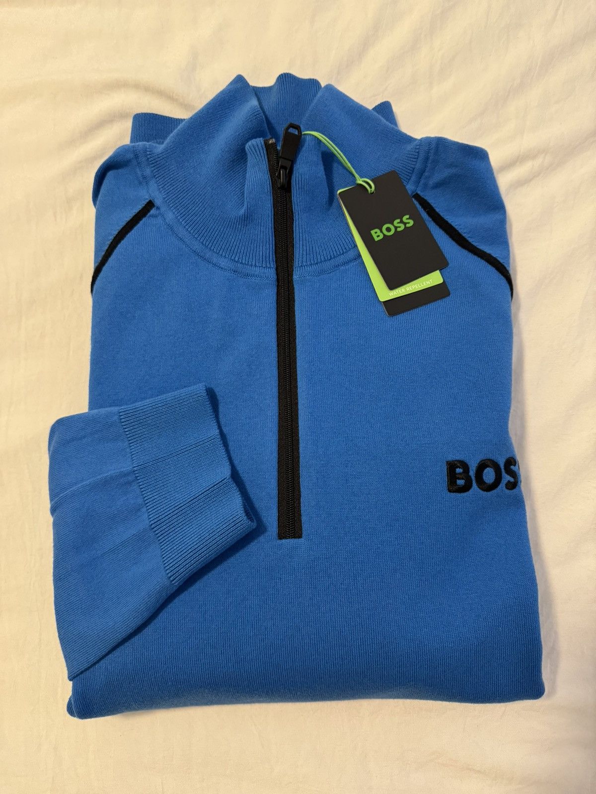 Hugo Boss Sweater with Color Blocking with Logo Size US XL / EU 56 / 4 - 4 Thumbnail