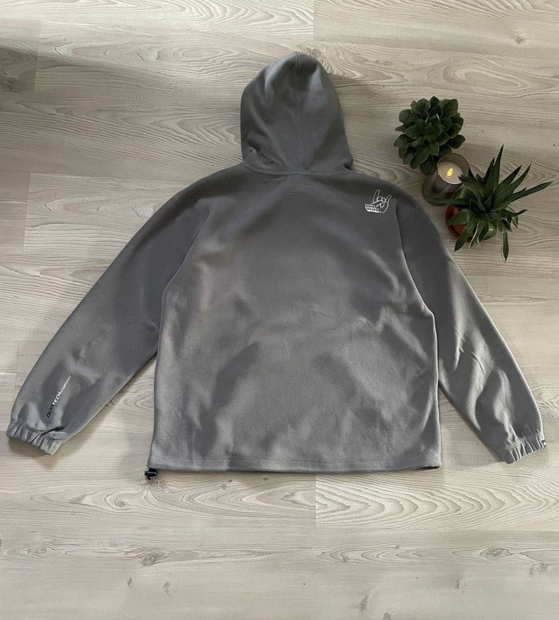 Quiksilver Quicksilver Vintage Teddy Fleece Hoodie Size US L / EU 52-54 / 3 - 3 Thumbnail