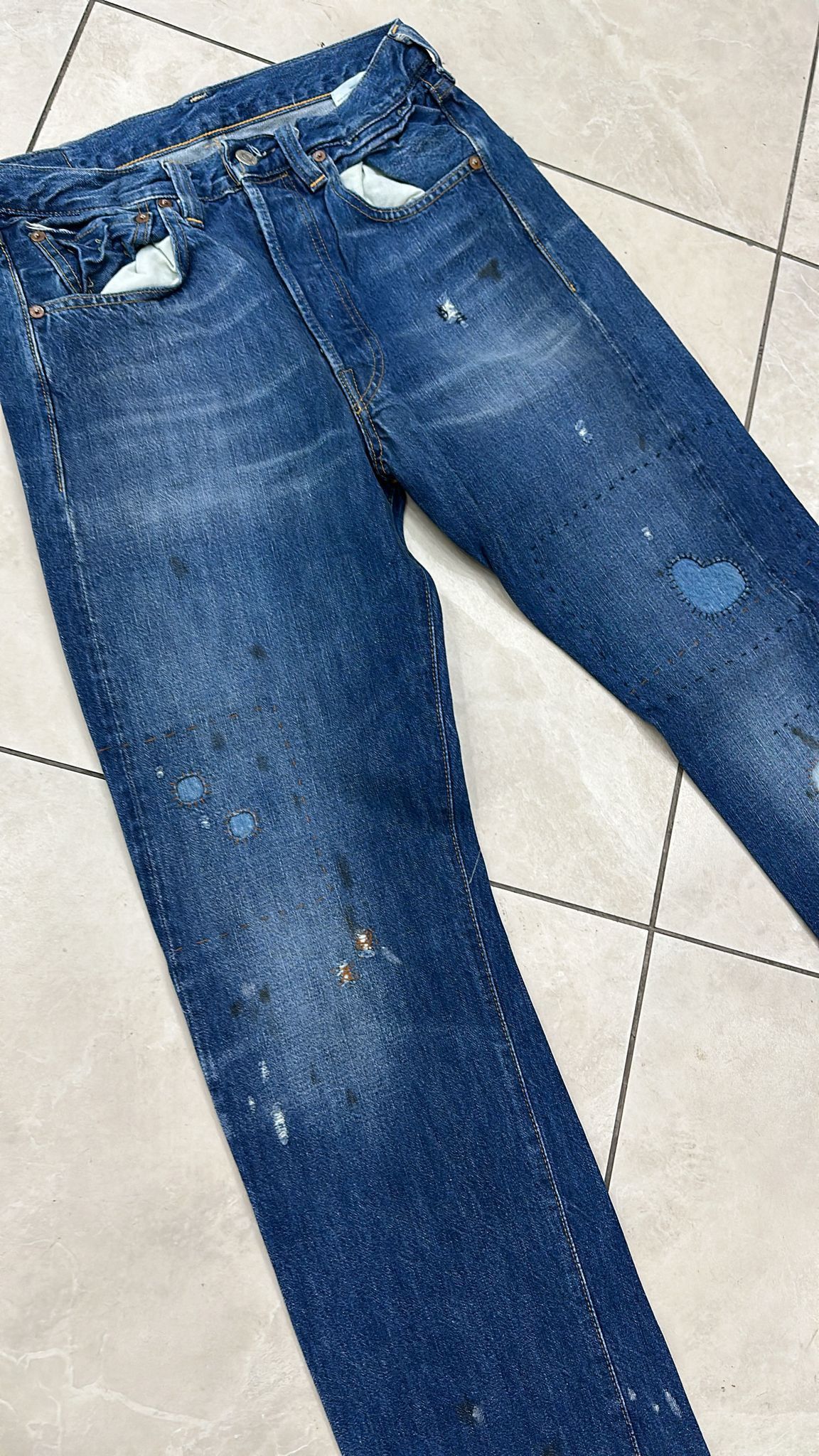 Levi's Vintage Clothing LVC Levi's Vintage Clothing 1947 501XX BigE Selvedge Jeans Size US 30 / EU 46 - 3 Thumbnail