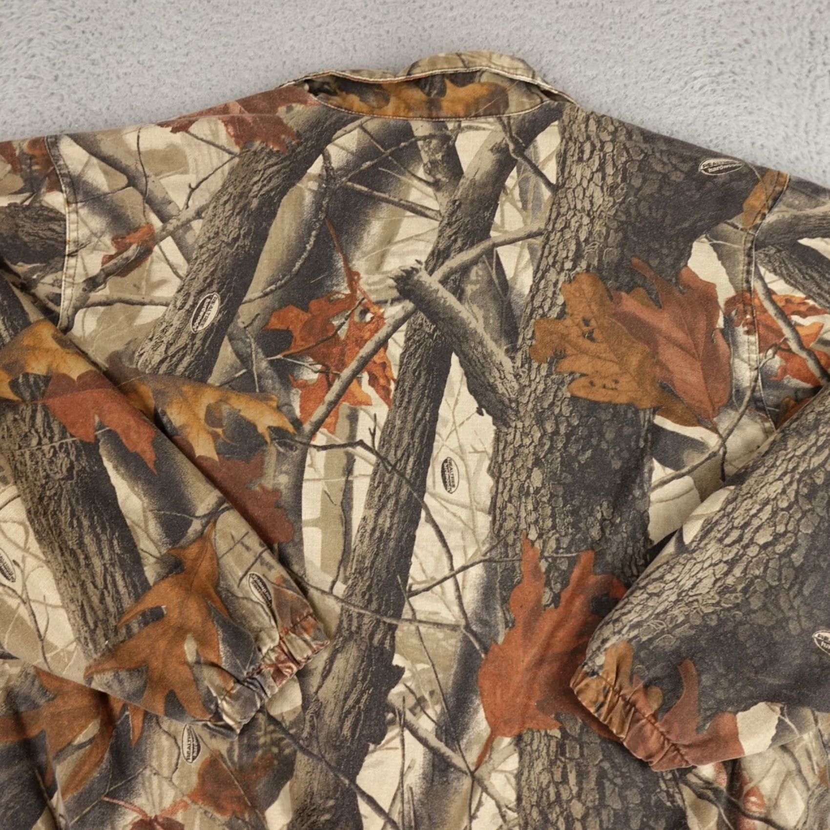 Vintage VINTAGE Wells Creek Outfitters Jacket Mens Large Green Camo Hunting Mossy Oak Size US L / EU 52-54 / 3 - 7 Thumbnail