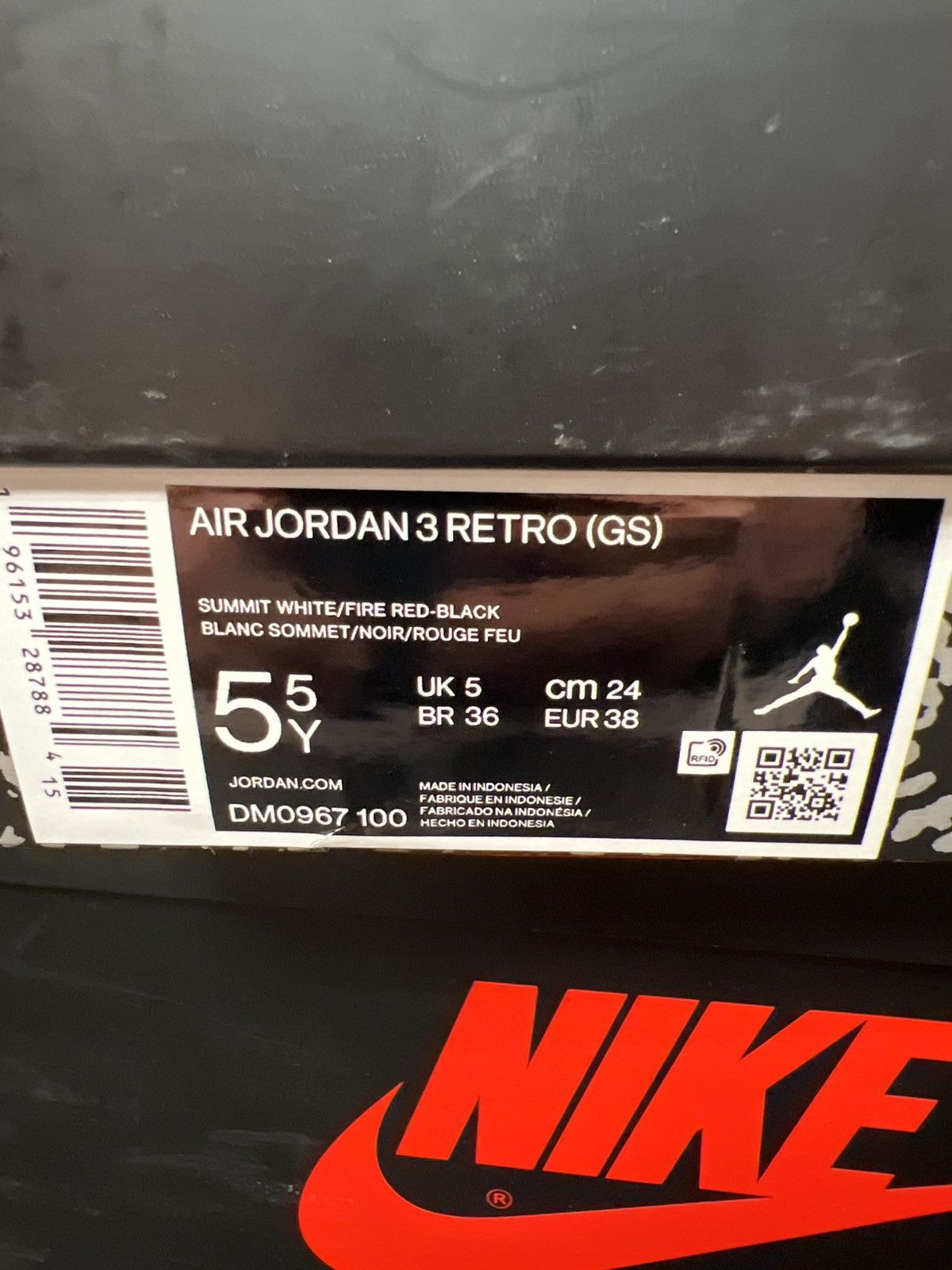 Jordan Brand × Nike Nike Air Jordan 3 White Cement Reimagined Size US 5.5 / EU 38 - 7 Thumbnail