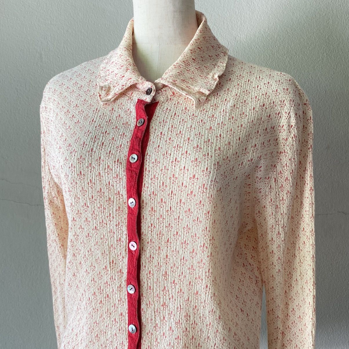 Tsumori Chisato TSUMORI CHISATO Retro Button-Up with Red Trim Size XS / US 0-2 / IT 36-38 - 21 Thumbnail