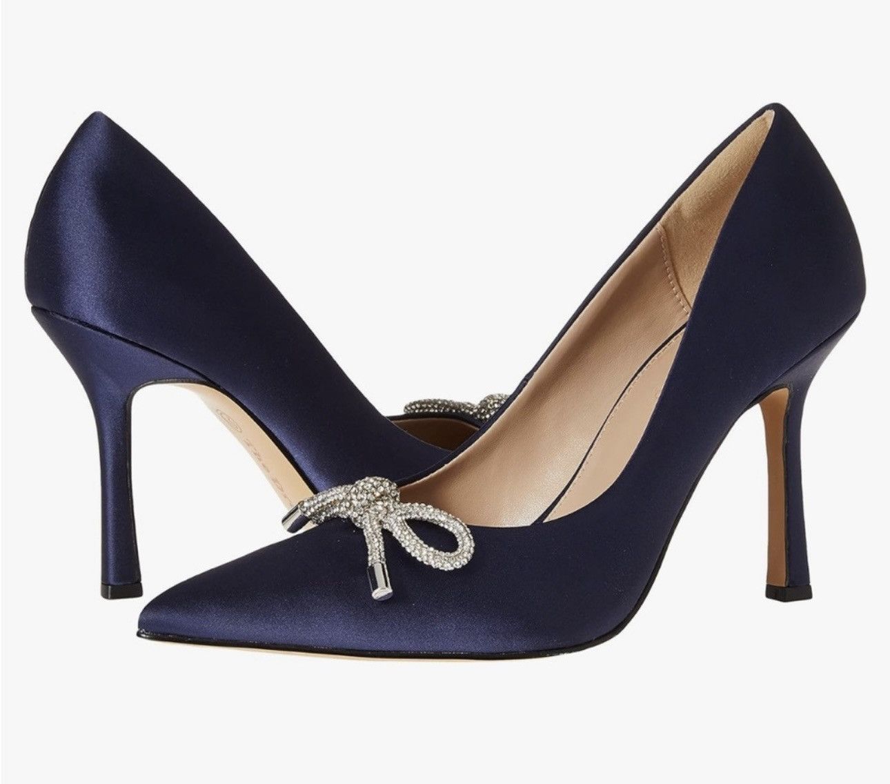 Other Navy Satin Holiday Bow Pump Size US 6 / IT 36 - 1 Thumbnail
