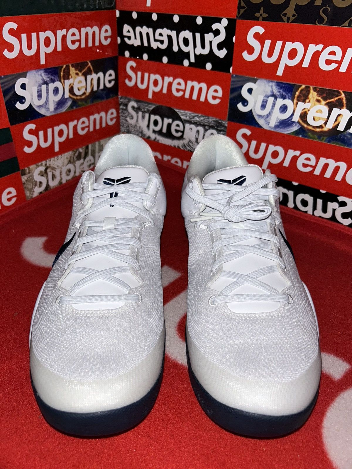 Nike SAMPLE Nike Kobe 8 Protro TB Promo ‘White Midnight Navy’ NEW Size US 13 / EU 46 - 2 Thumbnail
