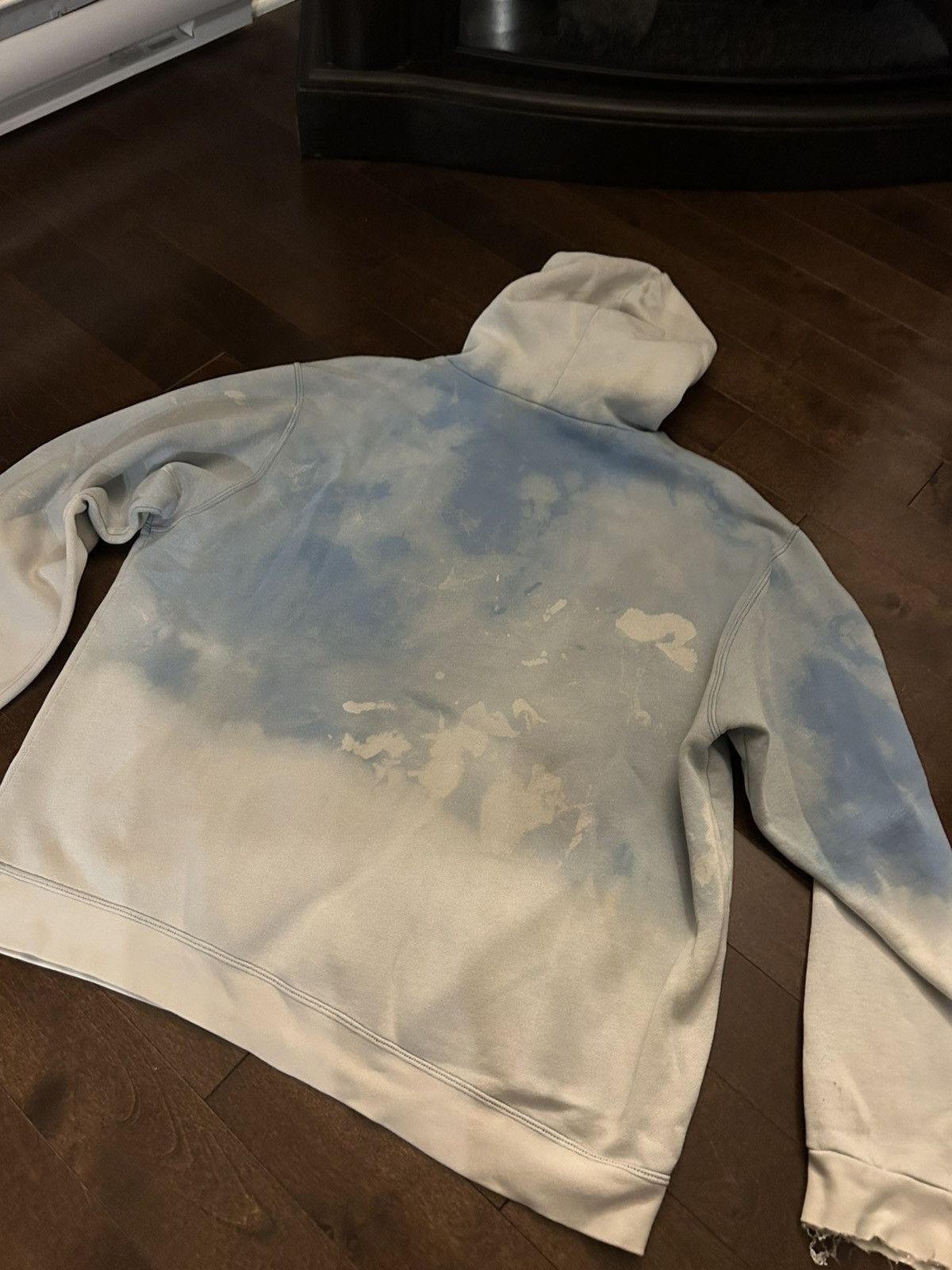 Nike Vintage Nike Centre Swoosh Pullover Hoodie - Sky Blue Size US L / EU 52-54 / 3 - 6 Thumbnail