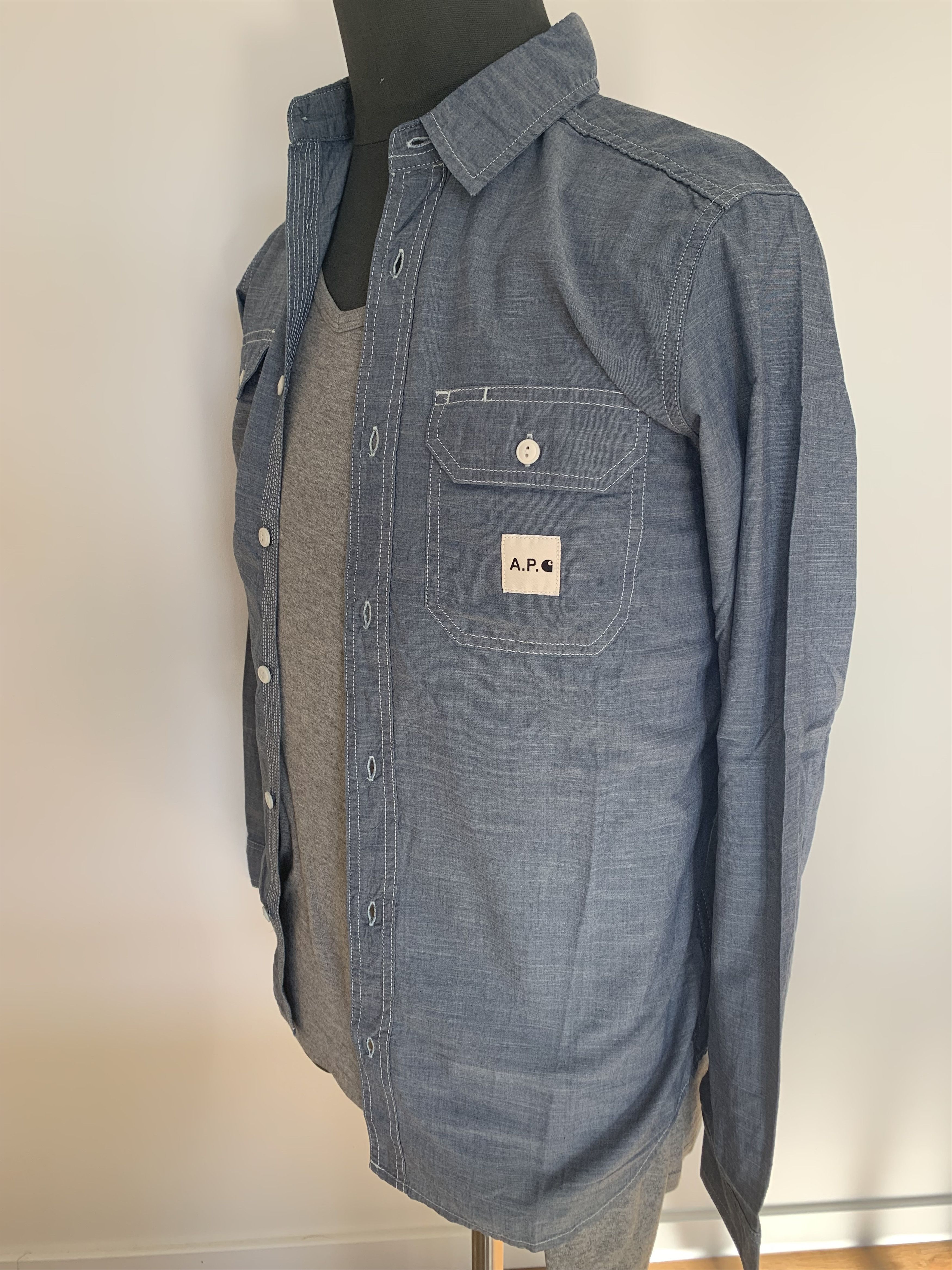 A.P.C. Carhartt Sailor Shirt Size Small S