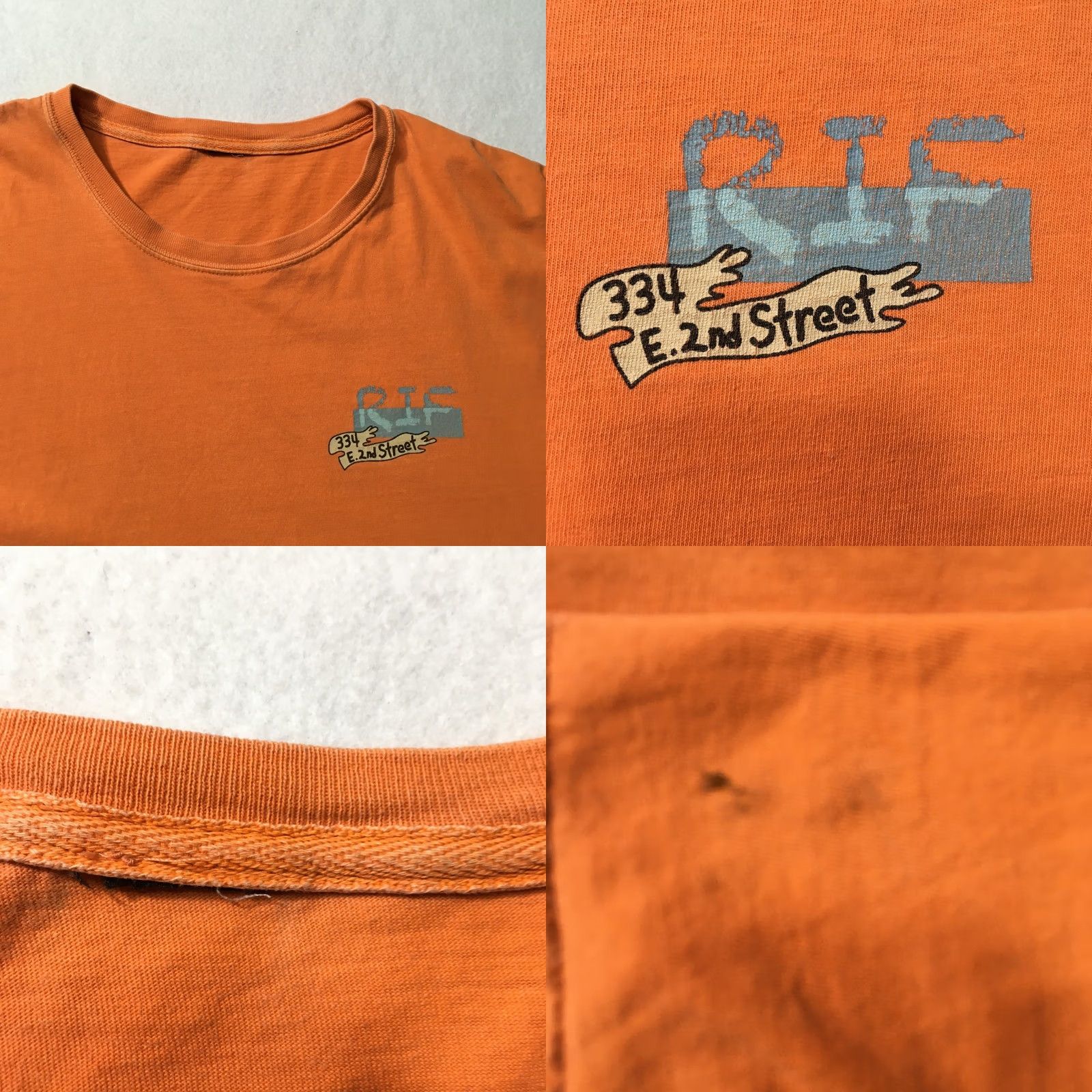 Fruit Of The Loom chug Shirt Orange Men’s Size large (LET THE GOOD TIMES ROLL!) Size US L / EU 52-54 / 3 - 8 Thumbnail