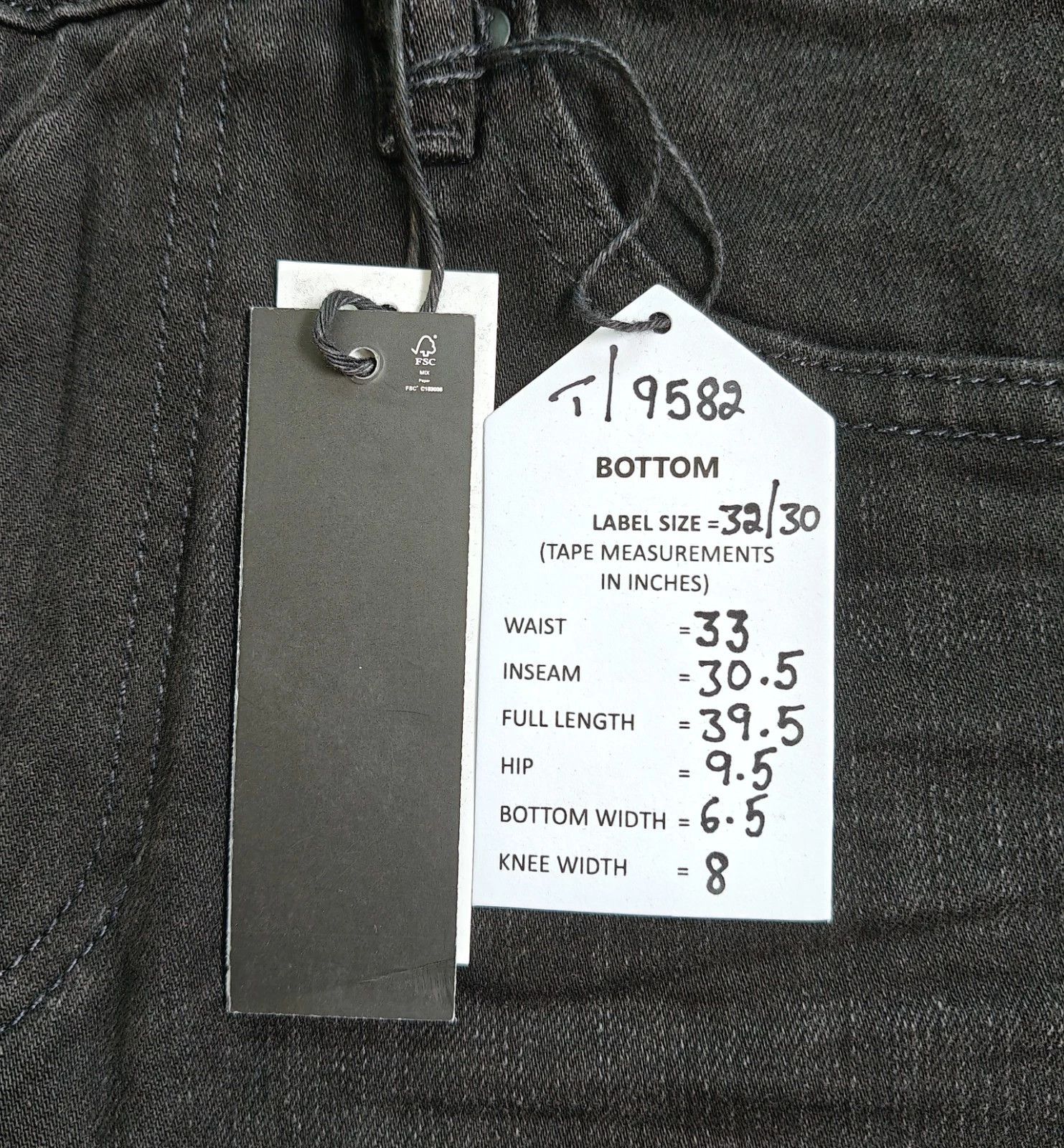 Diesel Diesel THOMMER-X L.30 MENS JEANS SLTP/9582 Size US 32 / EU 48 - 5 Thumbnail
