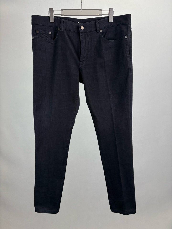Saint Laurent Paris Saint Laurent Black Denim Jeans Size 36 Size US 36 / EU 52 - 1 Thumbnail
