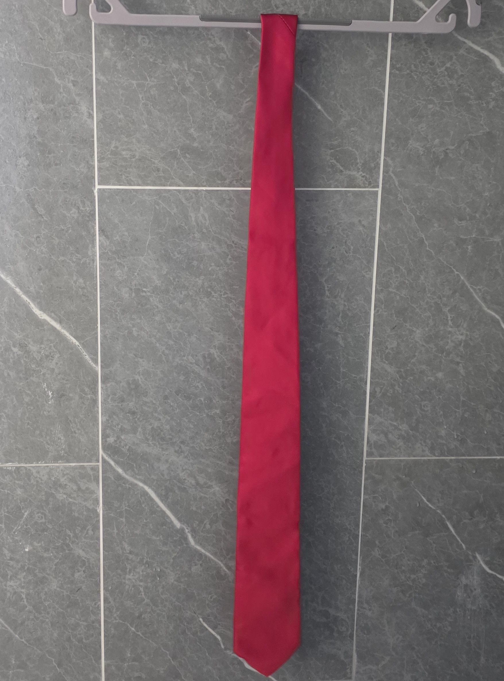 Geoffrey B. Small New Without Tags Geoffrey Beene Red Tie 58" Regular Size ONE SIZE - 1 Thumbnail