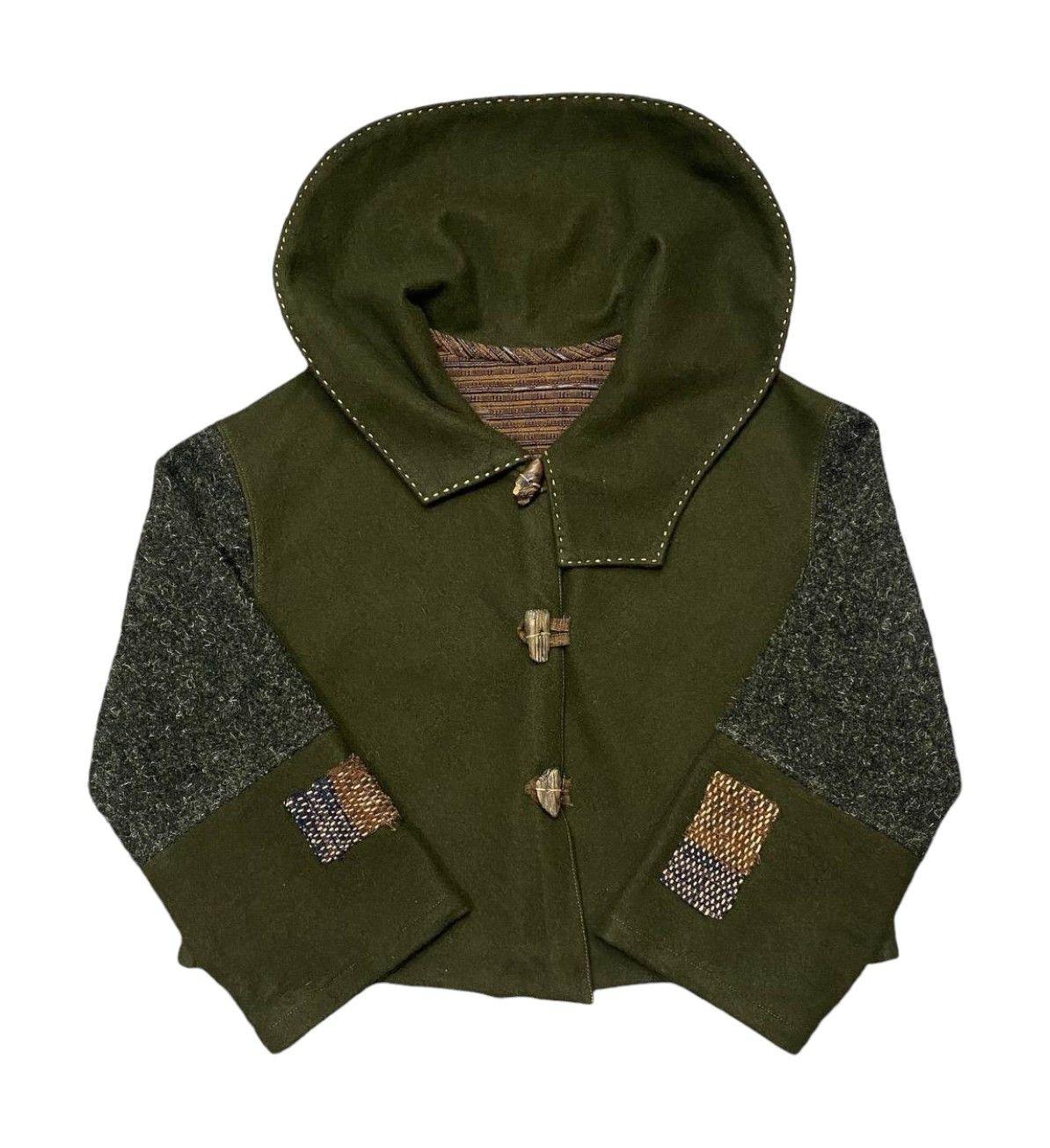 Japanese Brand ARCHIVE JAPANESE NO BRAND NO NAME CROP WOOL JACKET Size US M / EU 48-50 / 2 - 8 Thumbnail