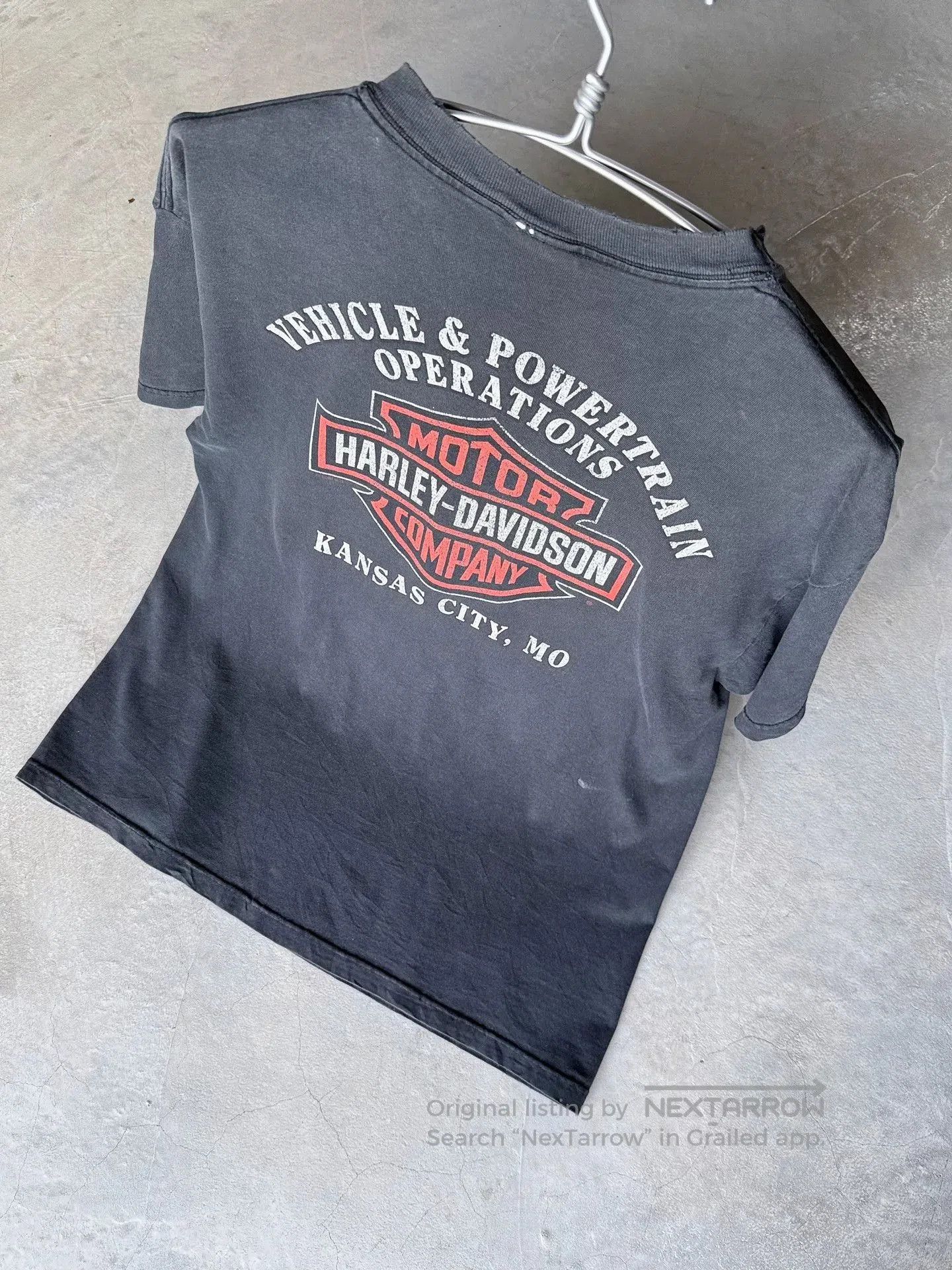 Vintage Vintage 2002 Harley Davidson Kansas Choppers Tee. Size US L / EU 52-54 / 3 - 9 Thumbnail