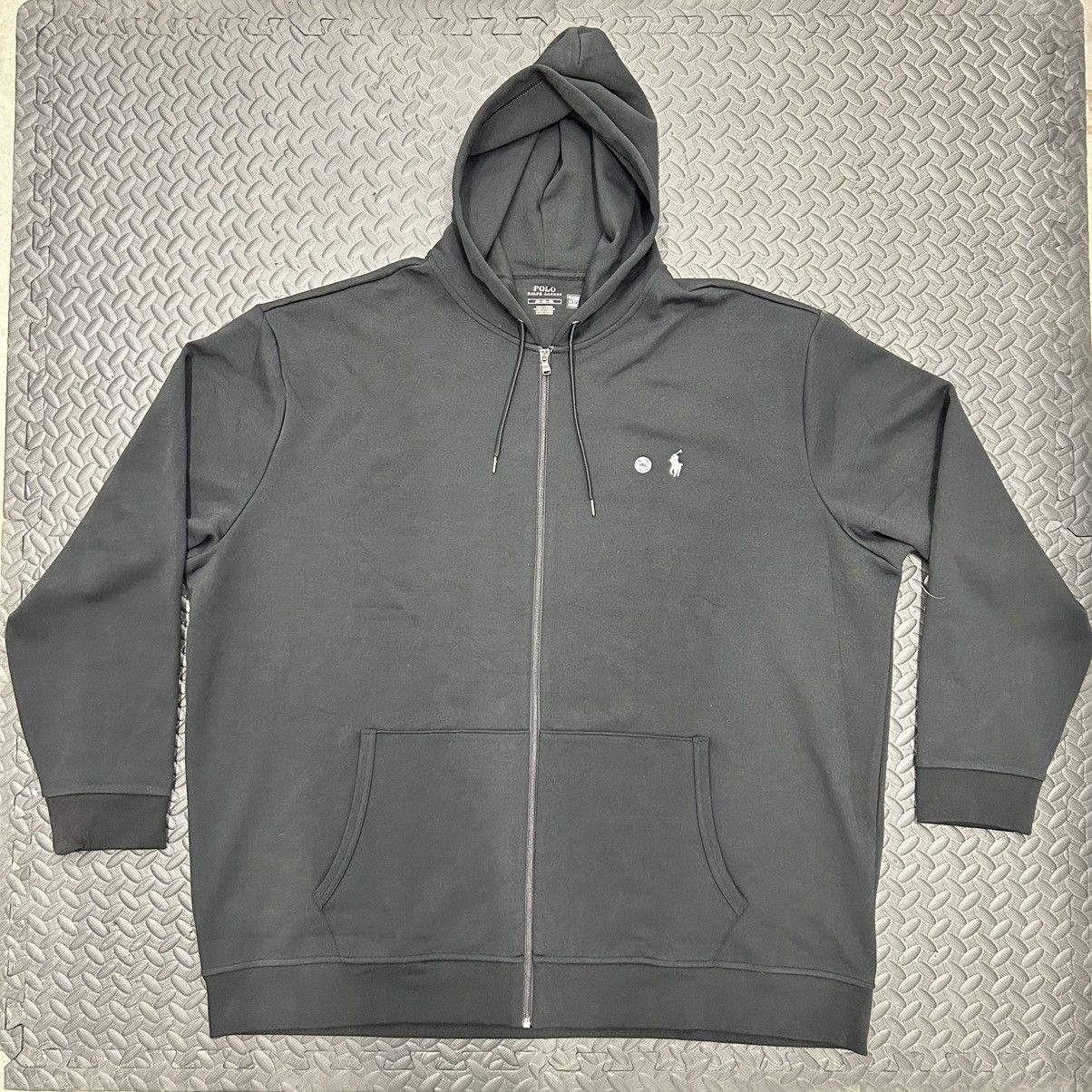 Image of Polo Ralph Laurent Hoodie Full Zip Mens Size 4Xlt New in Black