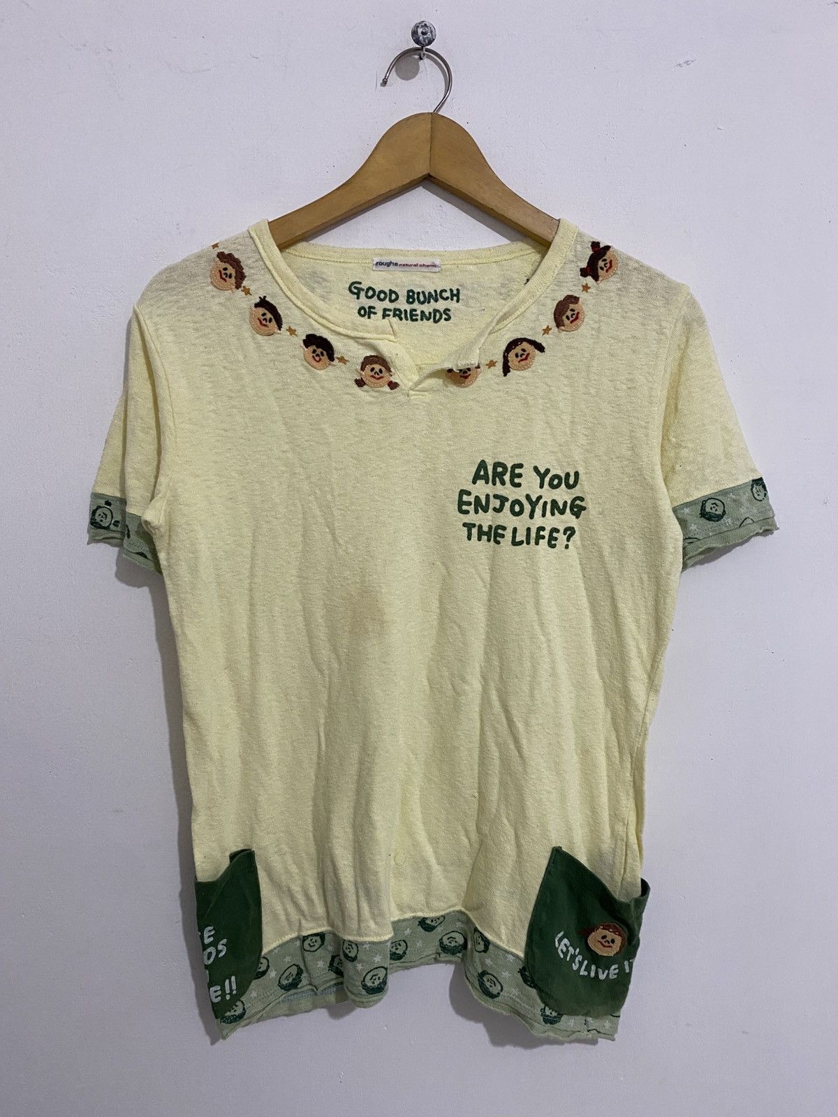 If Six Was Nine 💸BINDINGOFFER💸Rough japan shirt friend patch AA0104 Size US S / EU 44-46 / 1 - 1 Thumbnail