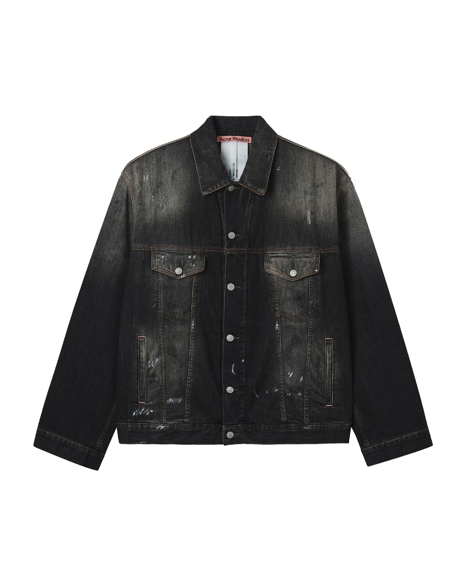Acne Studios Acne Studios Distressed Design Denim Jacket Size US S / EU 44-46 / 1 - 1 Thumbnail