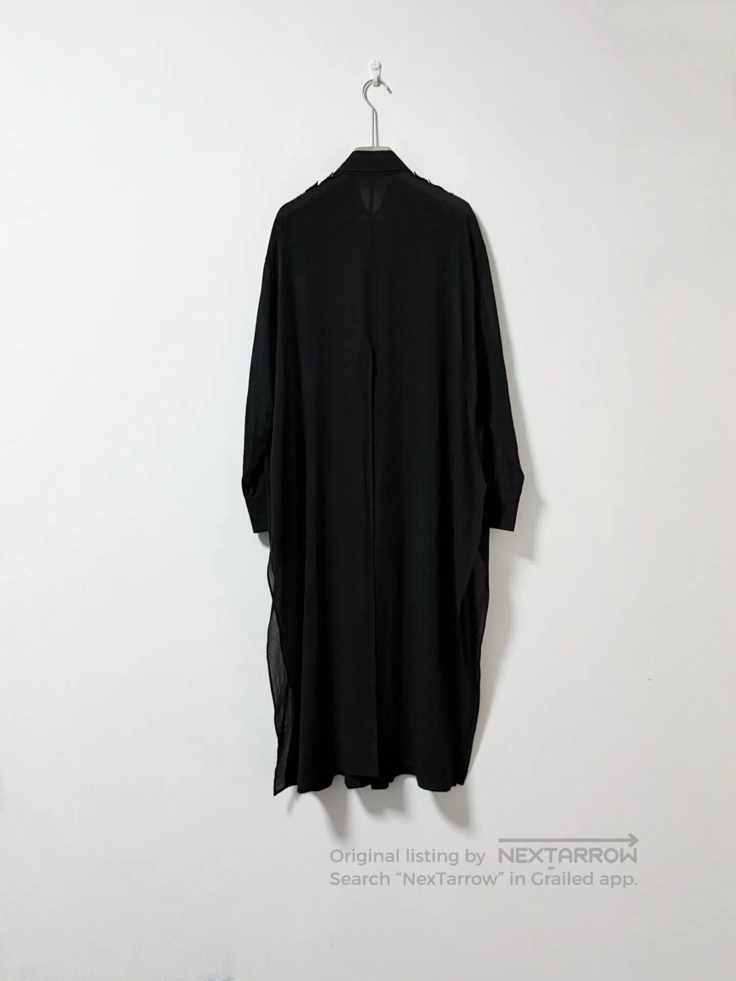 Yohji Yamamoto Yohji Yamamoto Layered Pleated Long Shirt. Size S / US 4 / IT 40 - 2 Thumbnail