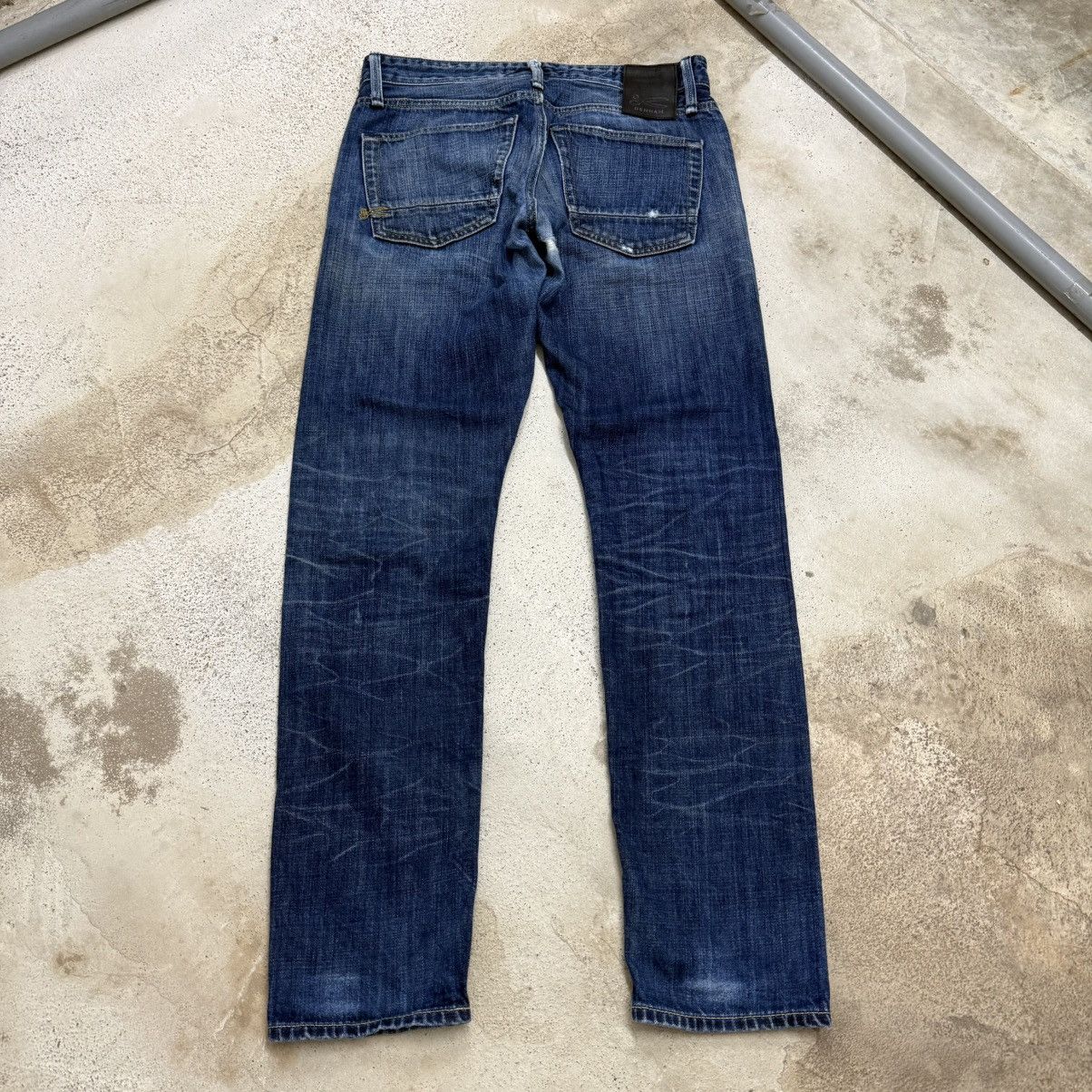 DENHAM Denham Selvedge Razor Slim Fit Distressed Denim Pants Size US 31 - 2 Thumbnail