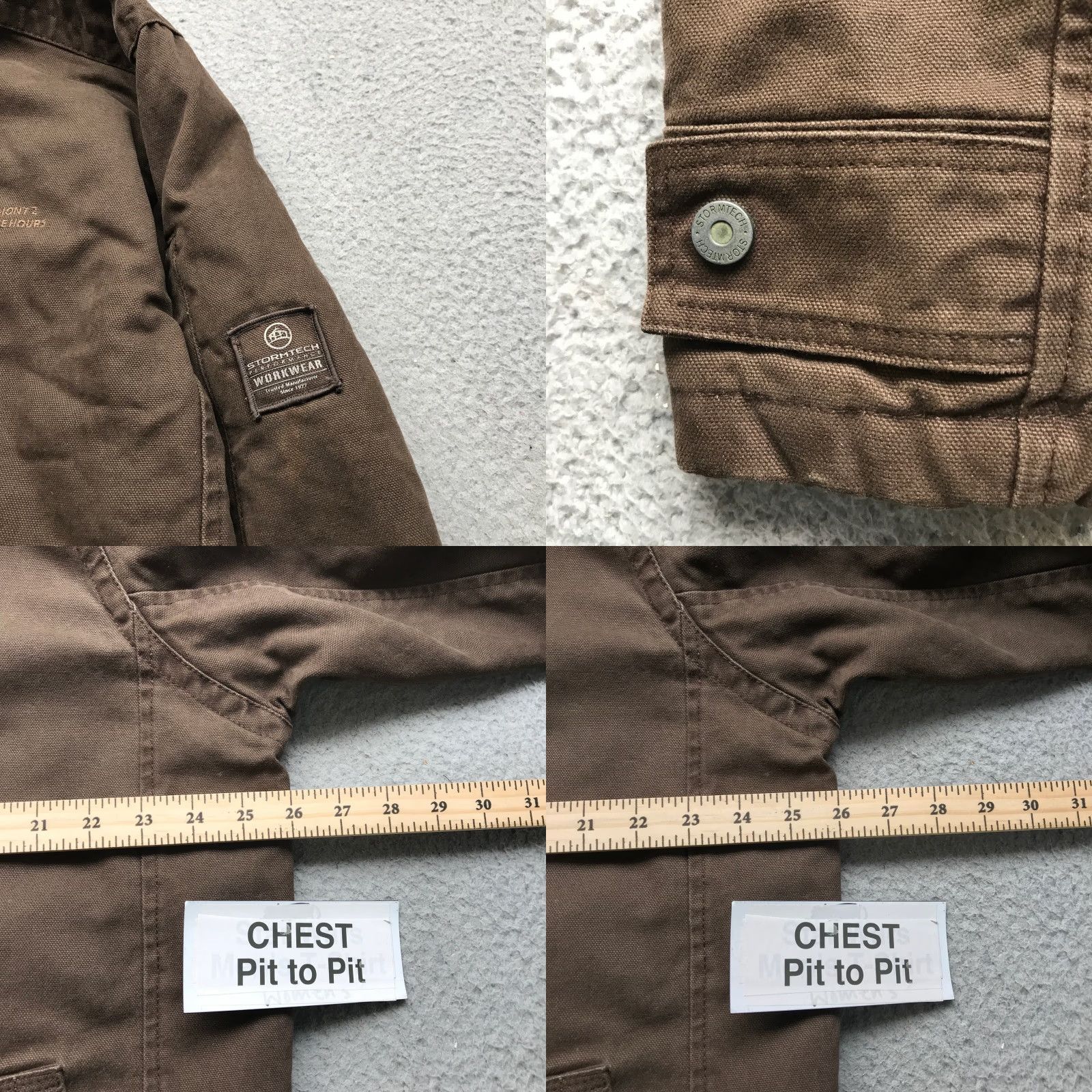 Stormtech Stormtech Performance Workwear Sherpa Canvas Jacket Mens Large Brown Size US L / EU 52-54 / 3 - 10 Thumbnail