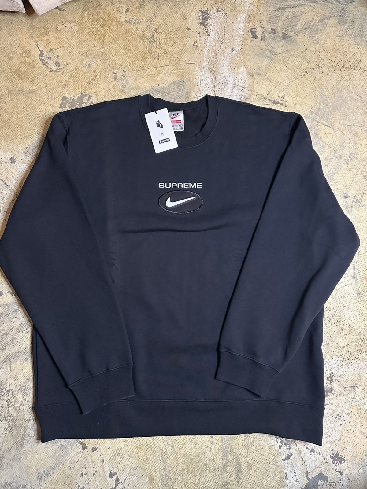 Supreme x Nike Arc cheapest Crewneck Black Size Large