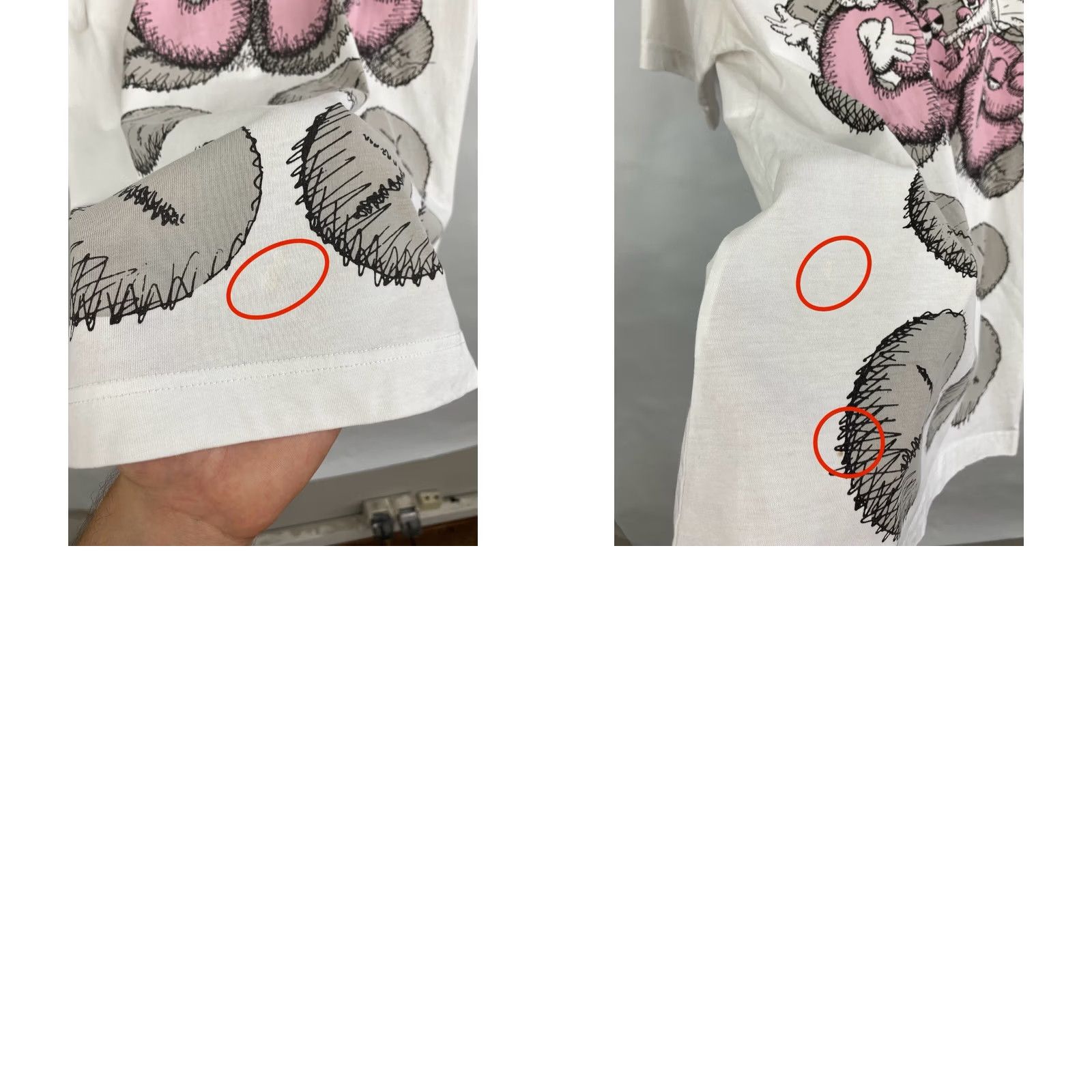 Comme des Garcons Girl Comme Des Garcons Kaws T-Shirt M White Mens Retro Y2K Rare Hyp e Size US M / EU 48-50 / 2 - 8 Thumbnail