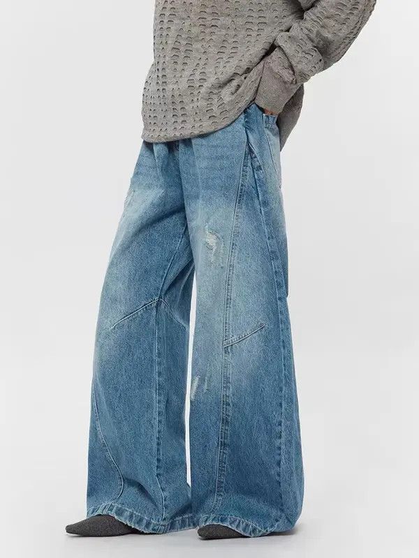 Jean Street Hip Hop Vintage Y2K Machete Wide Leg Jeans Size US 30 / EU 46 - 4 Thumbnail