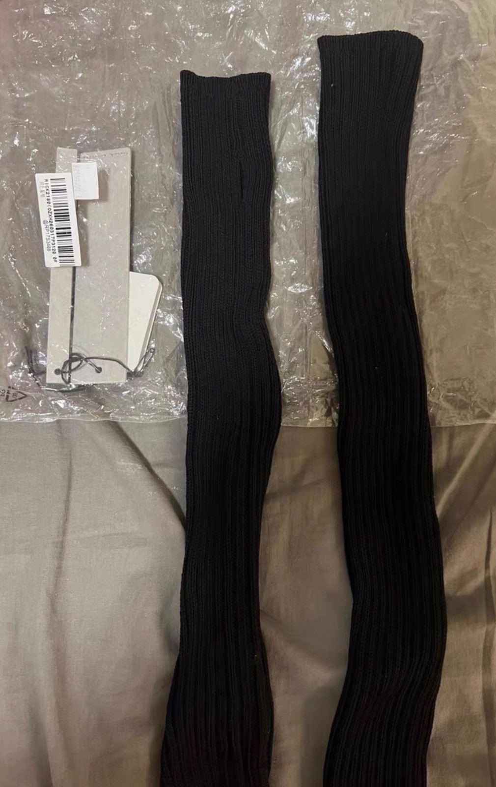 Rick Owens Rick Owens Mainline Walrus Knitted Gloves Size ONE SIZE - 1 Thumbnail