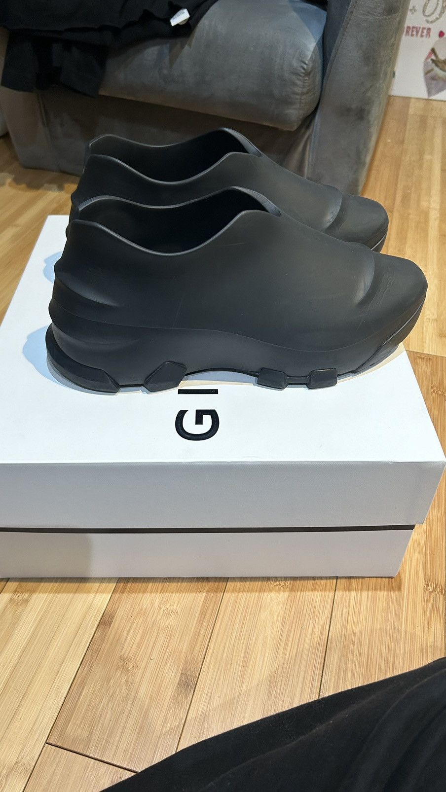 Givenchy GIVENCHY MONUMENTAL MALLOW LOWS BLACK Size US 11 / EU 44 - 3 Thumbnail