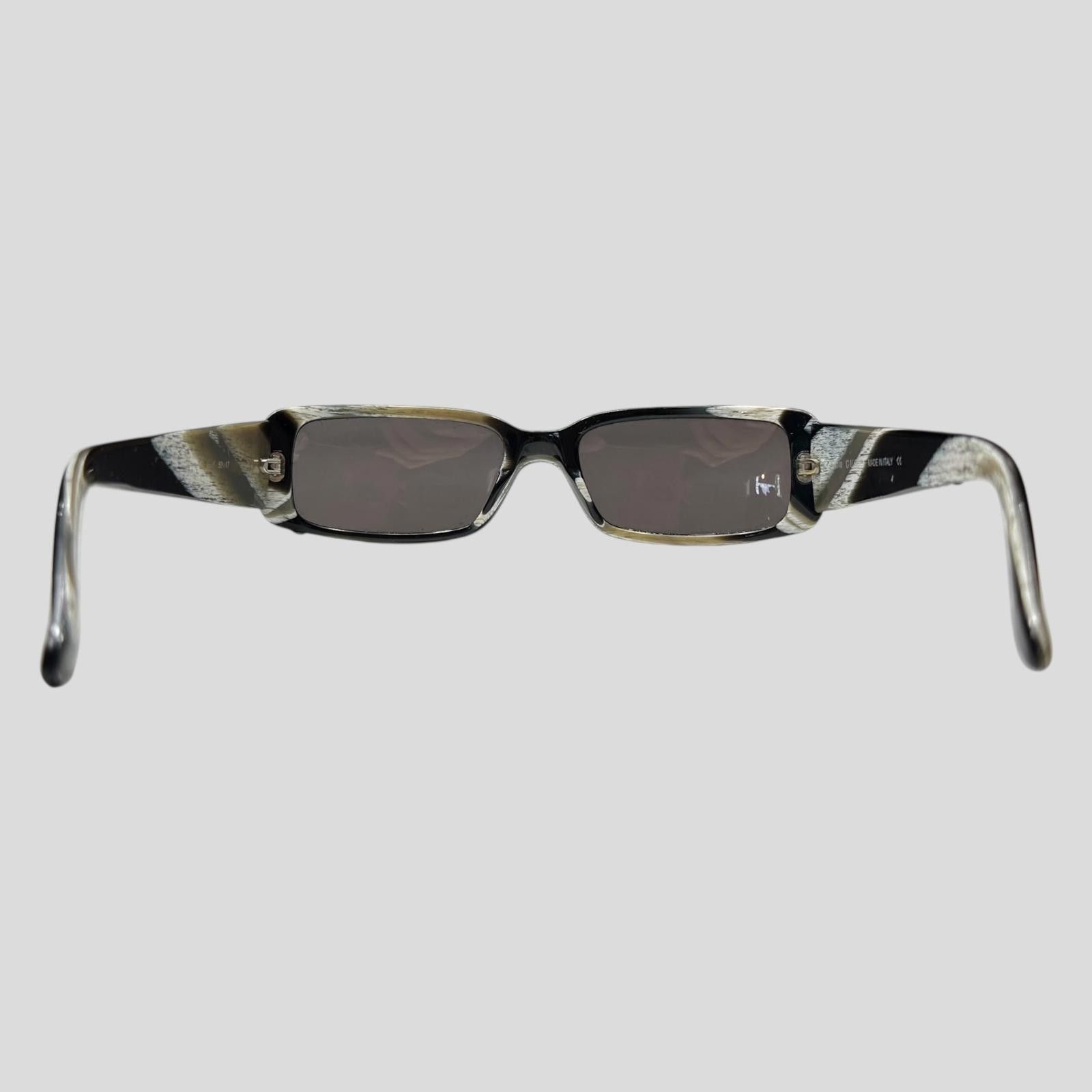 Gucci Gucci by Tom Ford 00’s Zebra Print GG Logo Square Sunglasses Size ONE SIZE - 10 Thumbnail