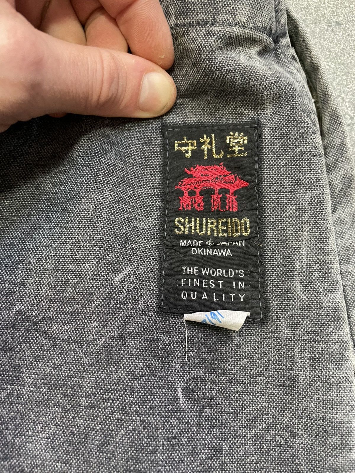 Japanese Brand × Vintage VINTAGE OKINAWA MADE IN JAPAN PANTS shureido training pants Size US 34 / EU 50 - 4 Thumbnail