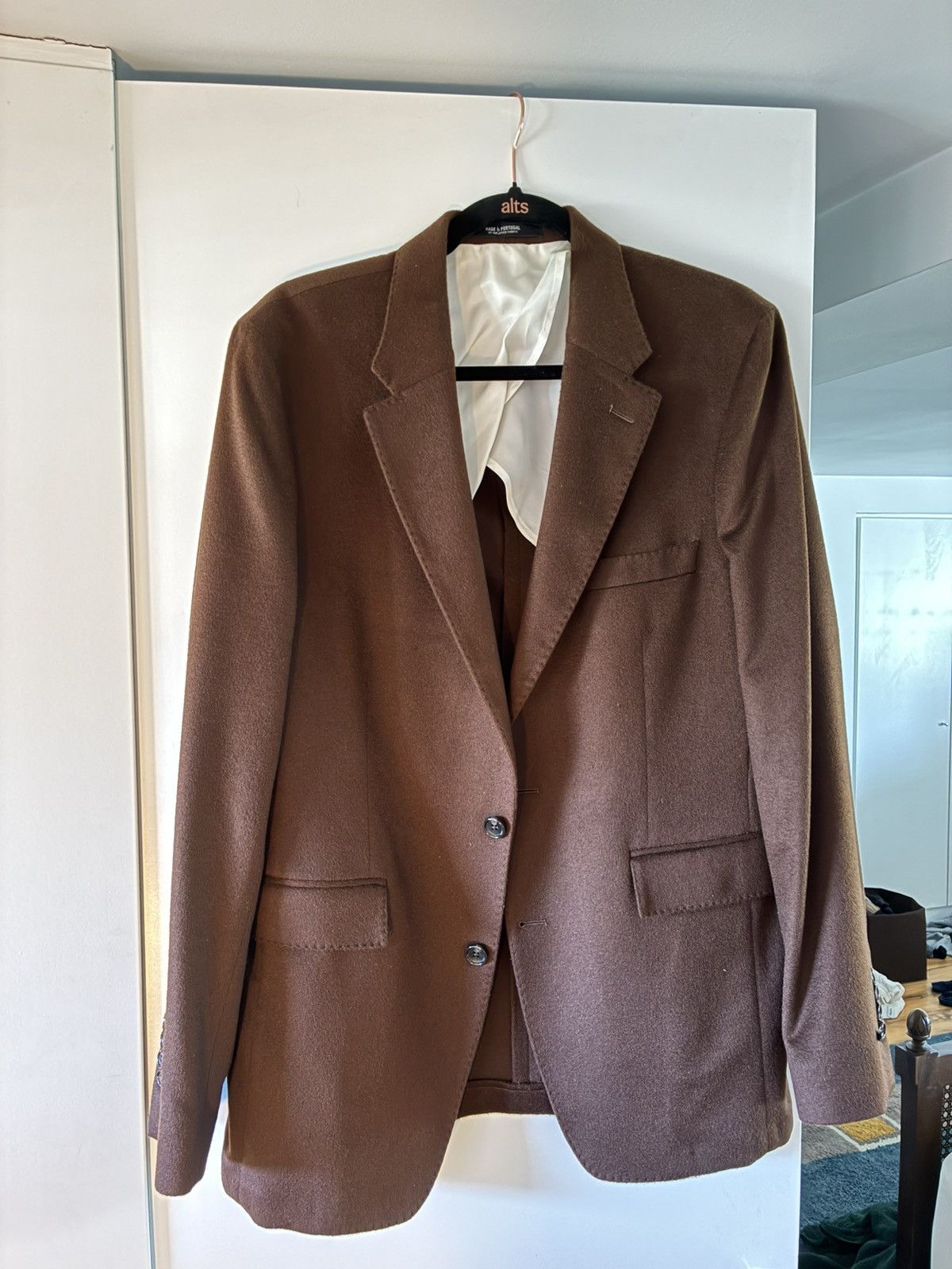 Todd Snyder Todd Snyder Chocolate Brown Cashmere Suit Size 42R - 1 Thumbnail