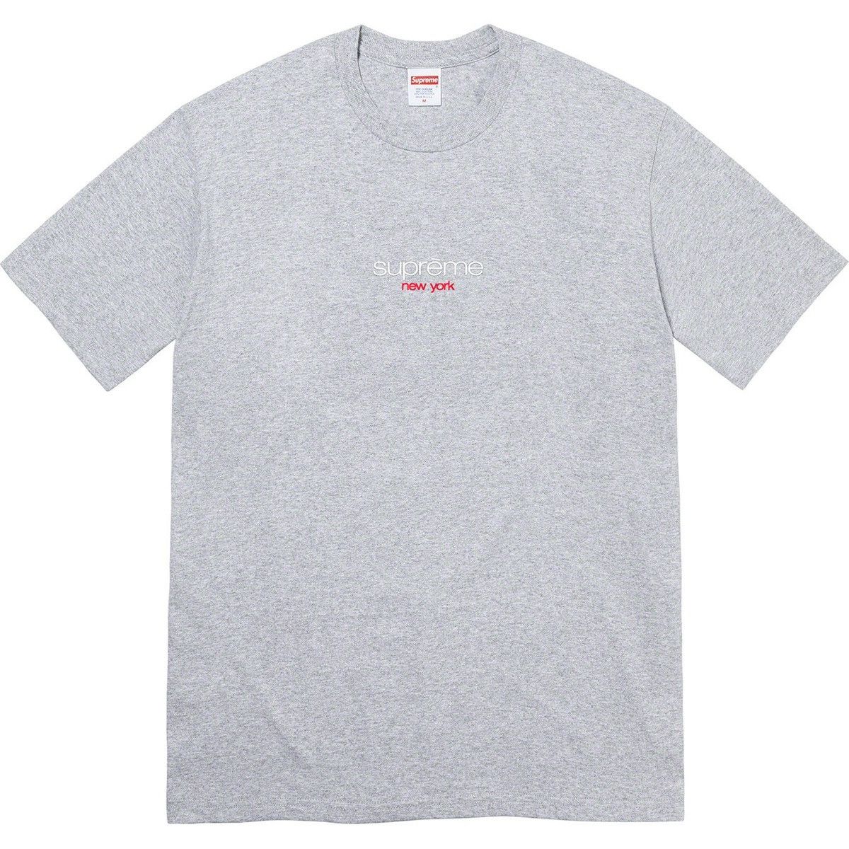 Supreme Supreme Classic Logo Tee Heather Grey Large SS22 Size US L / EU 52-54 / 3 - 1 Thumbnail