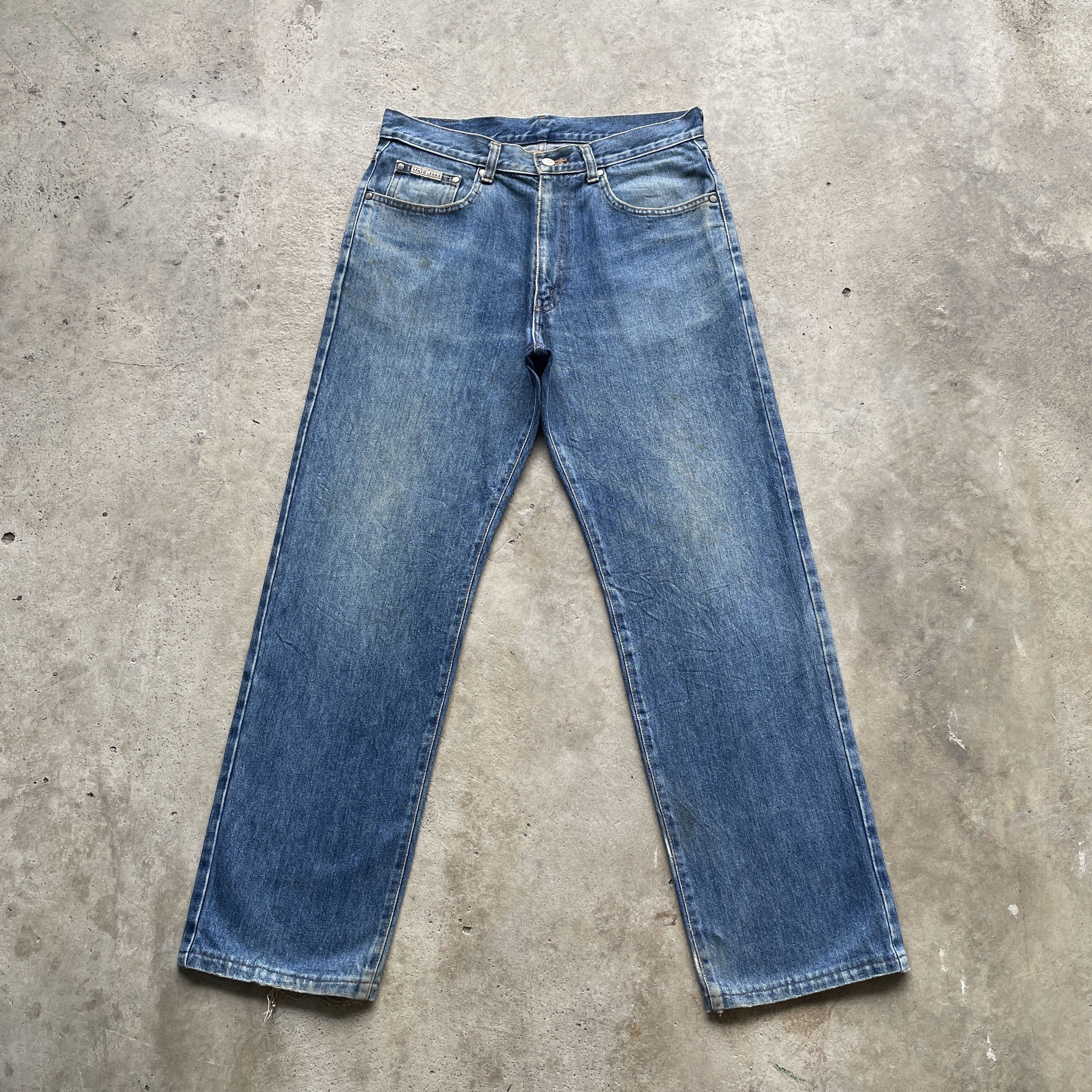 Japanese Brand × Kenzo VINTAGE KENZO DENIM FADED PANTS JEANS W31x29.5 Size US 31 - 3 Thumbnail