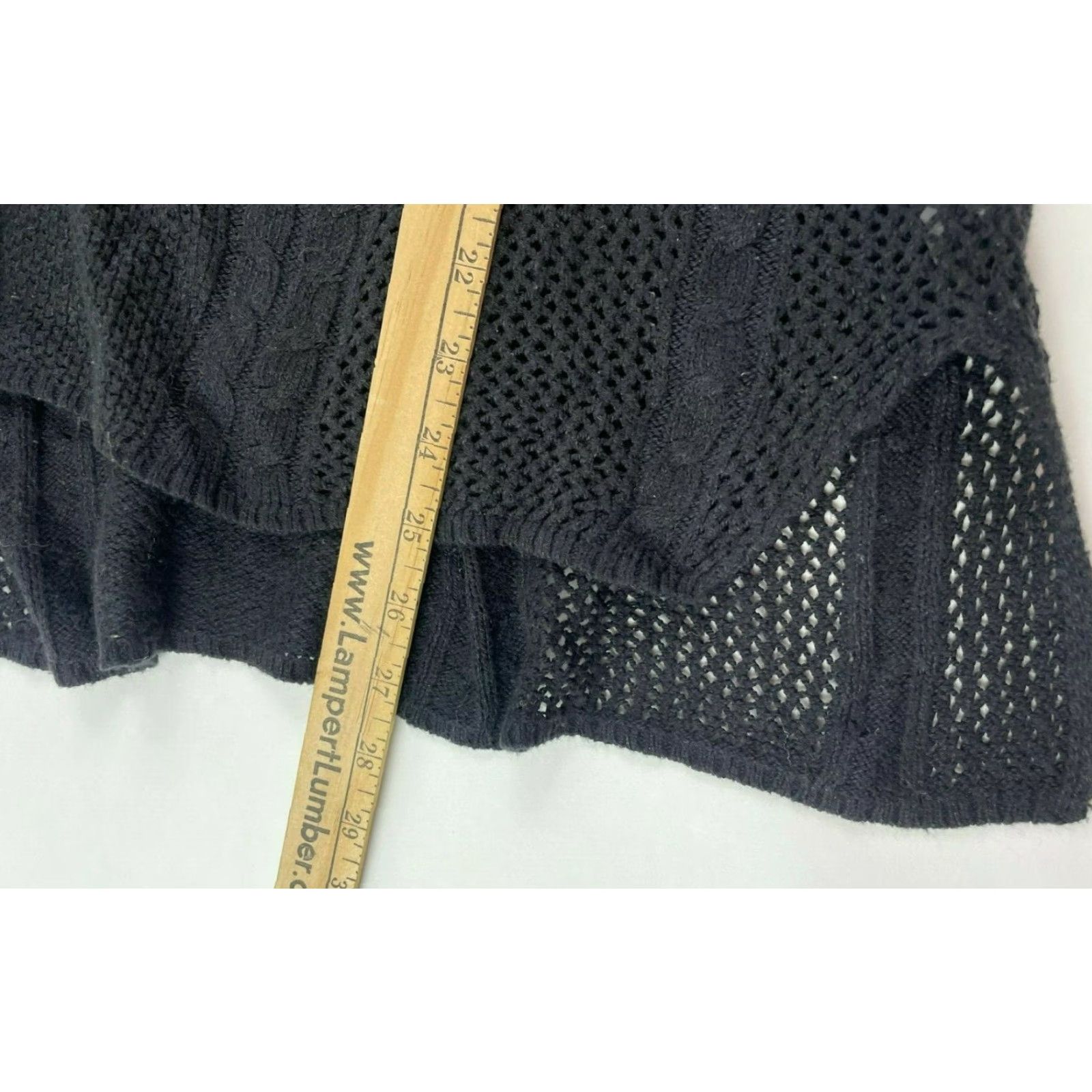 American Eagle Outfitters American Eagle Outfitters Sweater Women's Size S Gray Ombre Laced Long Sleeve Size S / US 4 / IT 40 - 5 Thumbnail