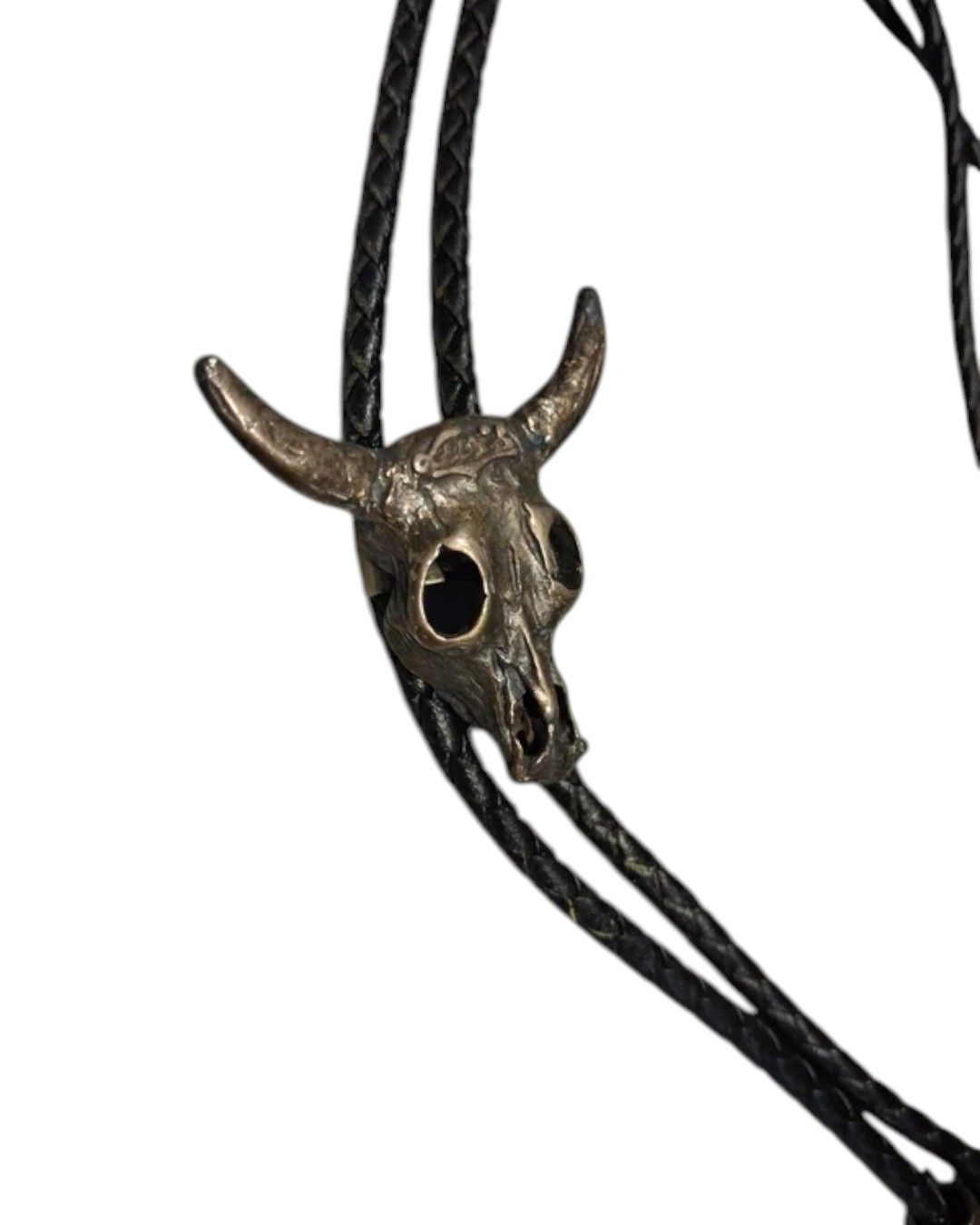 Levi's VINTAGE METAL SKULL LEATHER TIE Size ONE SIZE - 5 Thumbnail
