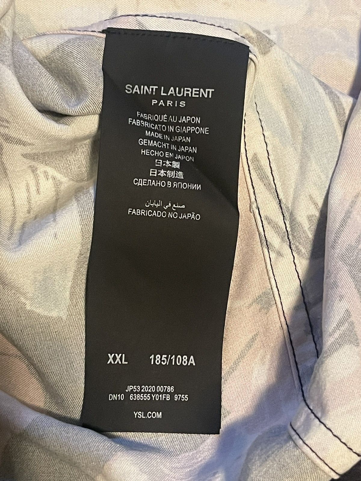 Yves Saint Laurent Saint Laurent Hawaii shirt Size US XXL / EU 58 / 5 - 4 Thumbnail