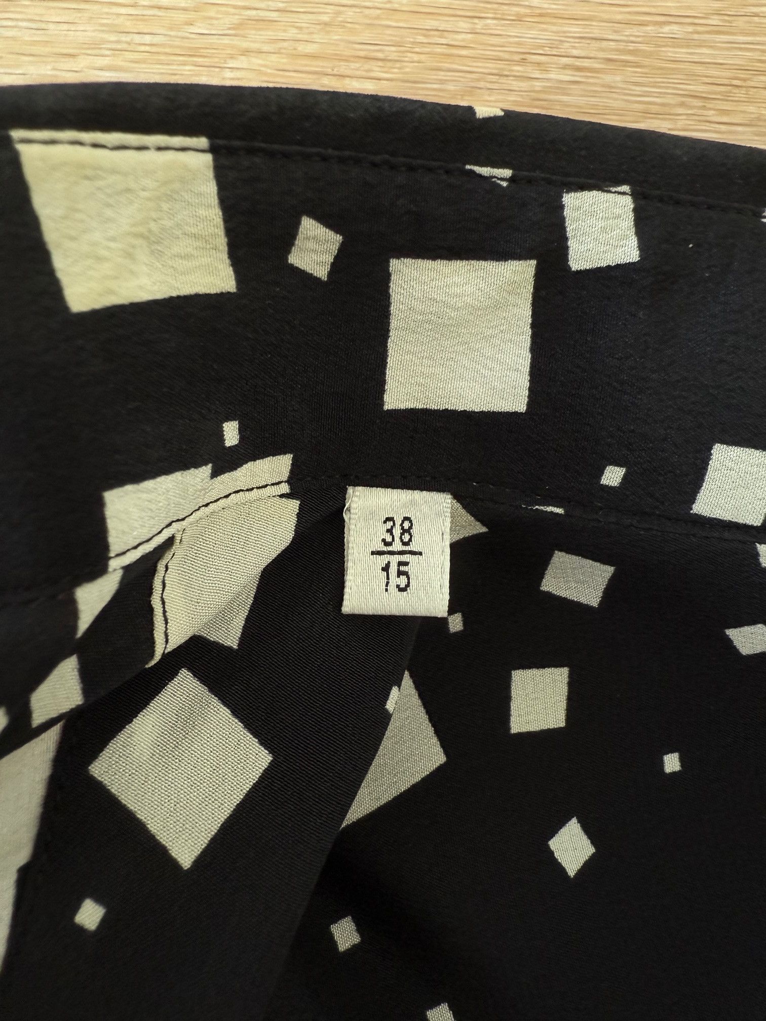 Saint Laurent Paris Squares Silk Shirt SS14 Size US S / EU 44-46 / 1 - 3 Thumbnail