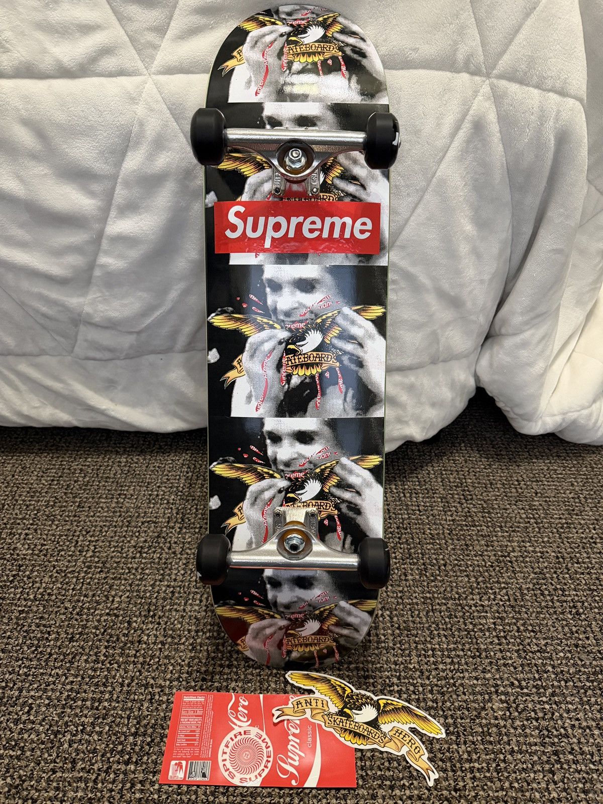Antihero × Supreme Supreme x AntiHero Ozzy Osbourne Skateboard COMPLETE SETUP Size ONE SIZE - 2 Thumbnail
