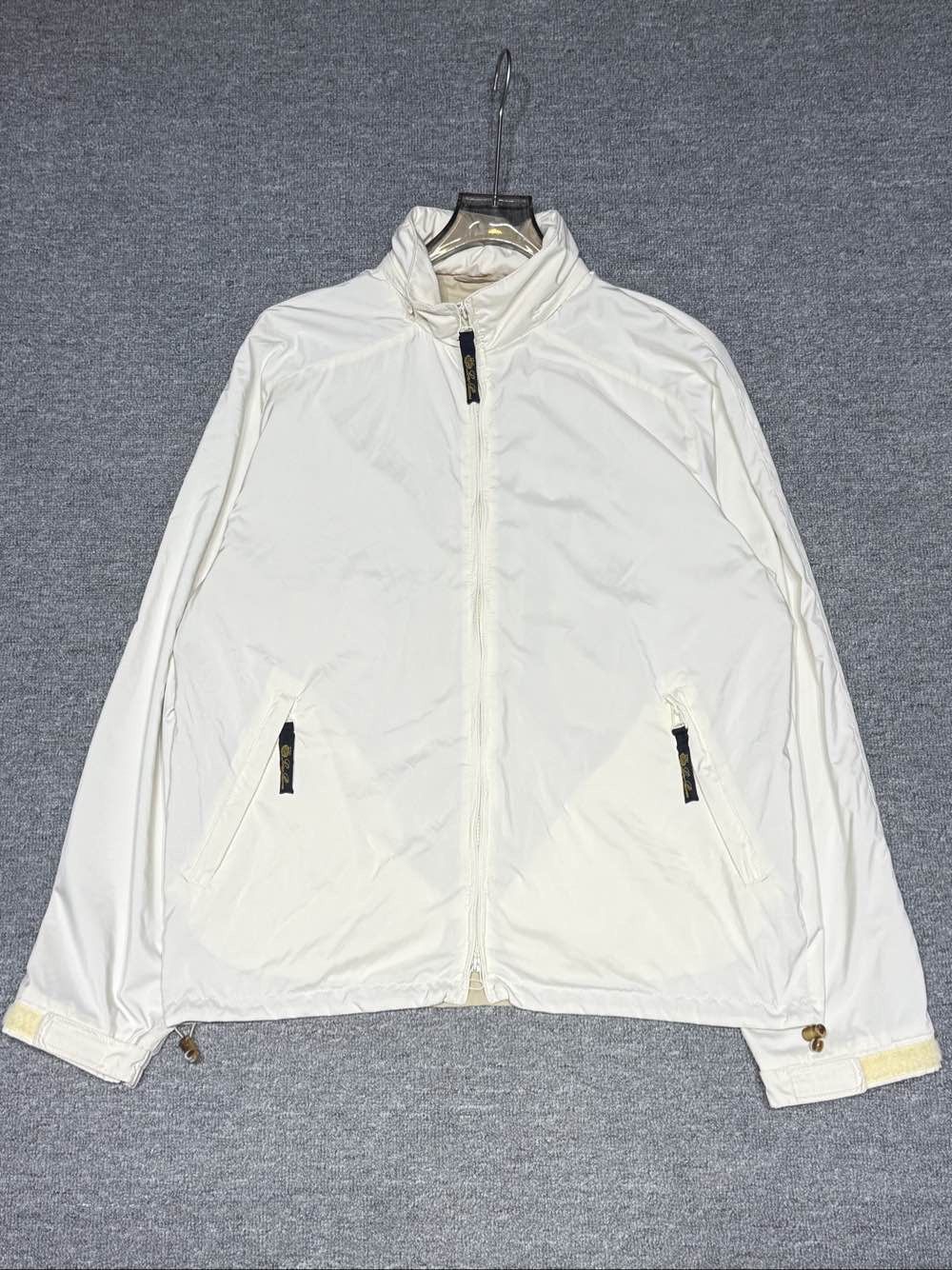 Loro Piana Loro Piana Zip Up Jacket White Size L Size US L / EU 52-54 / 3 - 1 Thumbnail