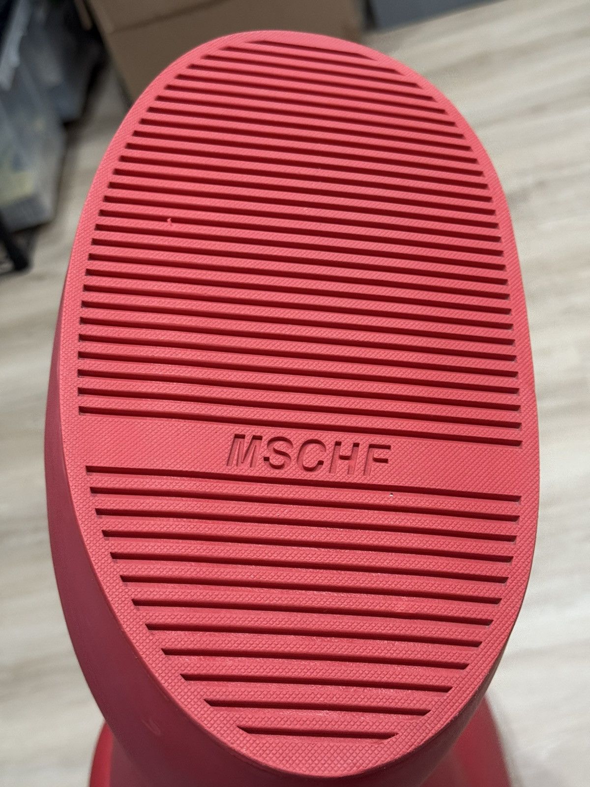MSCHF MSCHF Big Red Boots “Astro Boots” Size US 12 / EU 45 - 20 Thumbnail