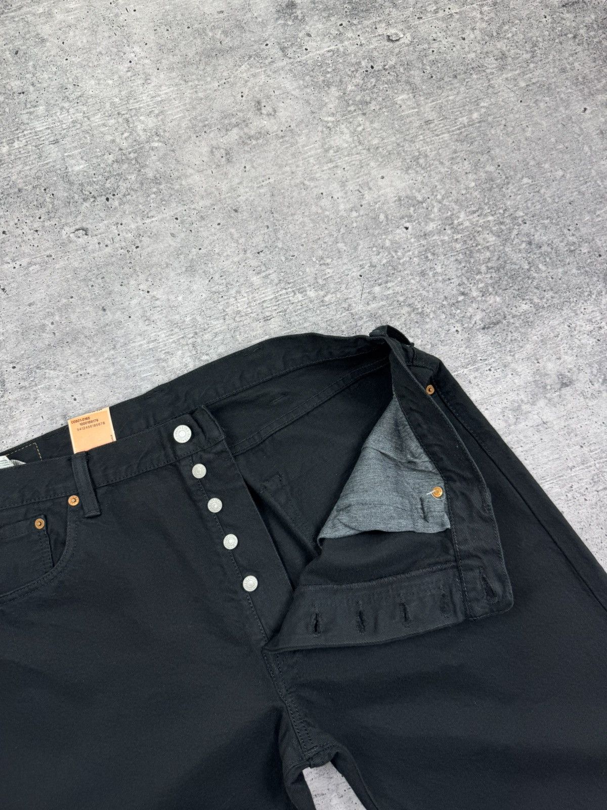 Levi's Vintage Levi’s 501 Straight Fit Black Denim Jeans Trousers Size US 38 / EU 54 - 11 Thumbnail