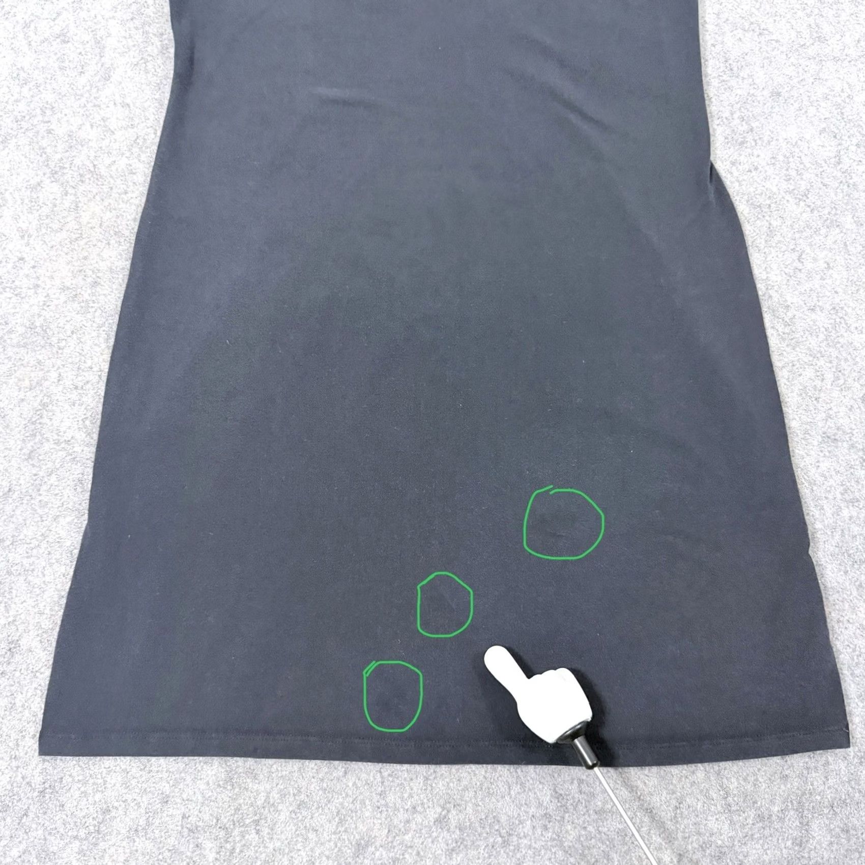 Gap GAP Stretch Casual Short-Sleeve Pullover Tee Dress Fits Women's Size Large Black Shirt Dress Women Large Black PullOver Tee Dress Size L / US 10 / IT 46 - 3 Thumbnail