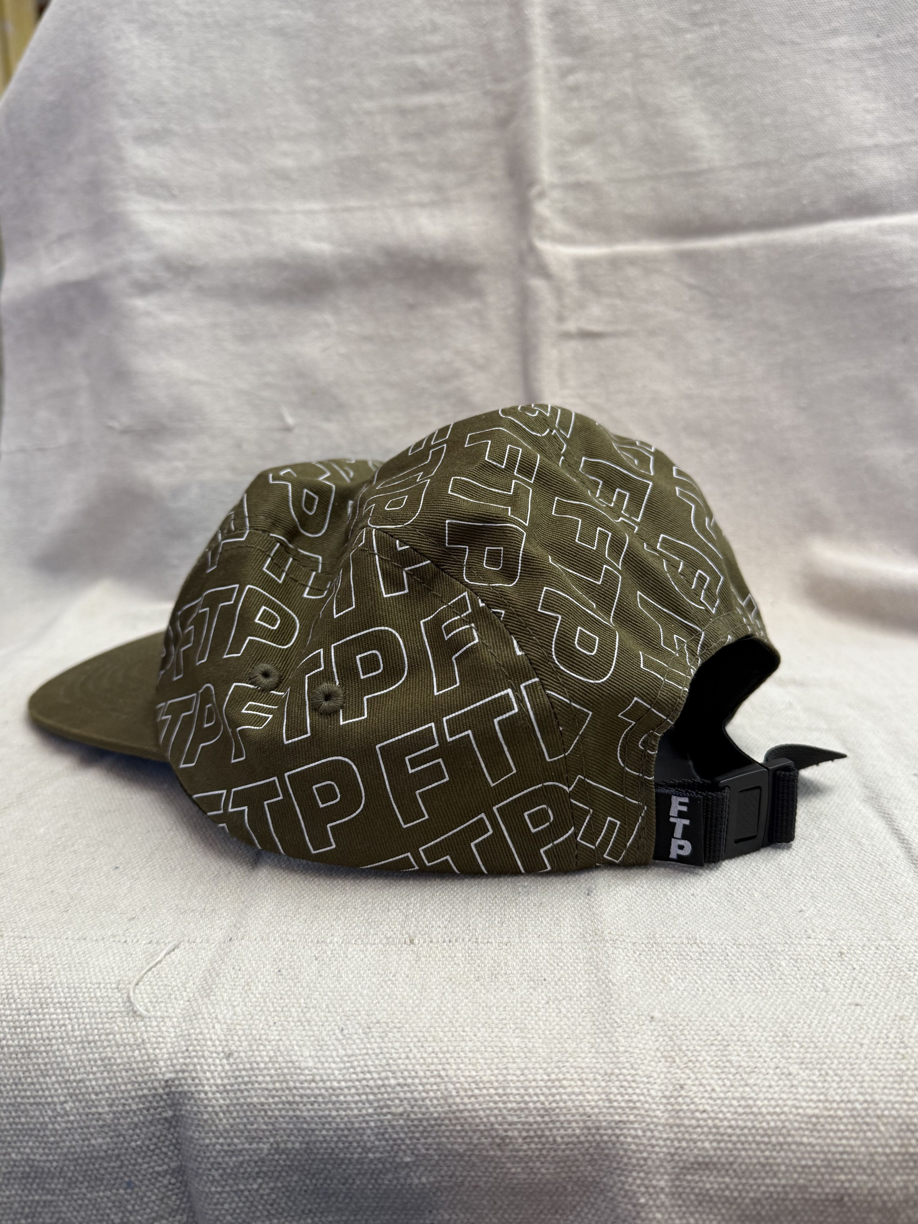 Fuck The Population FTP All over Print outline logo Camp cap Size ONE SIZE - 2 Thumbnail