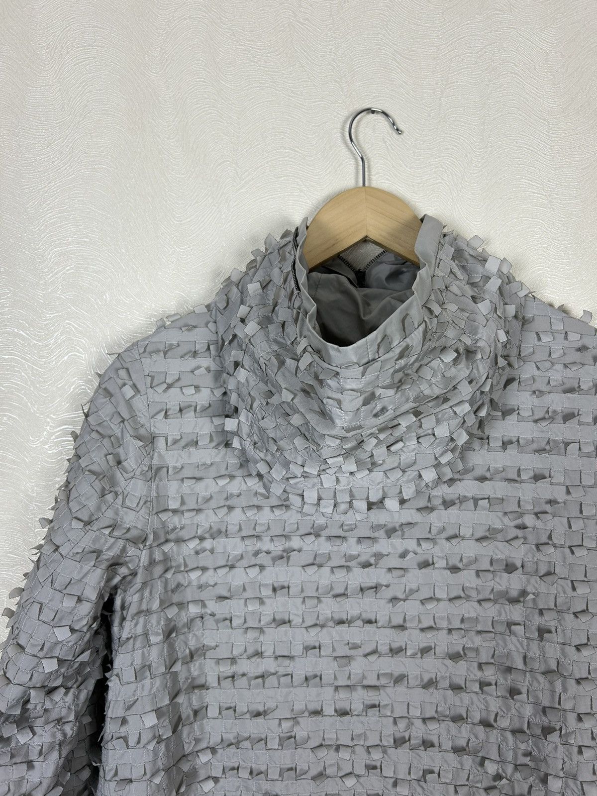Annette Gortz × Vintage Annette Gortz Textured Grey Designer Jacket Size EU36 Size XS / US 0-2 / IT 36-38 - 8 Thumbnail