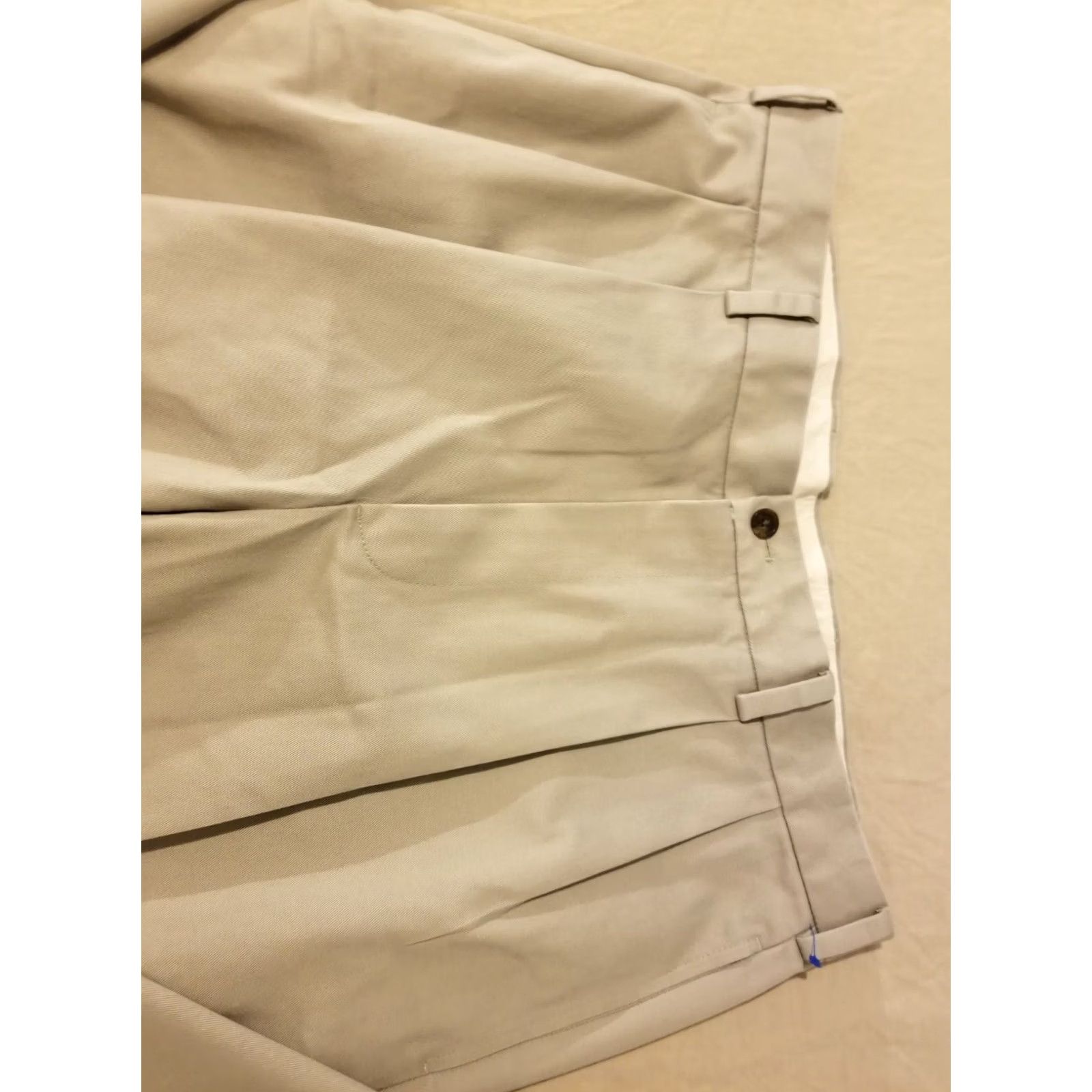 Brooks Brothers Brooks Brothers Pants Khaki Cotton Dress Pants Chino Trouser Beige Mens 35x30 Size US 35 - 4 Thumbnail