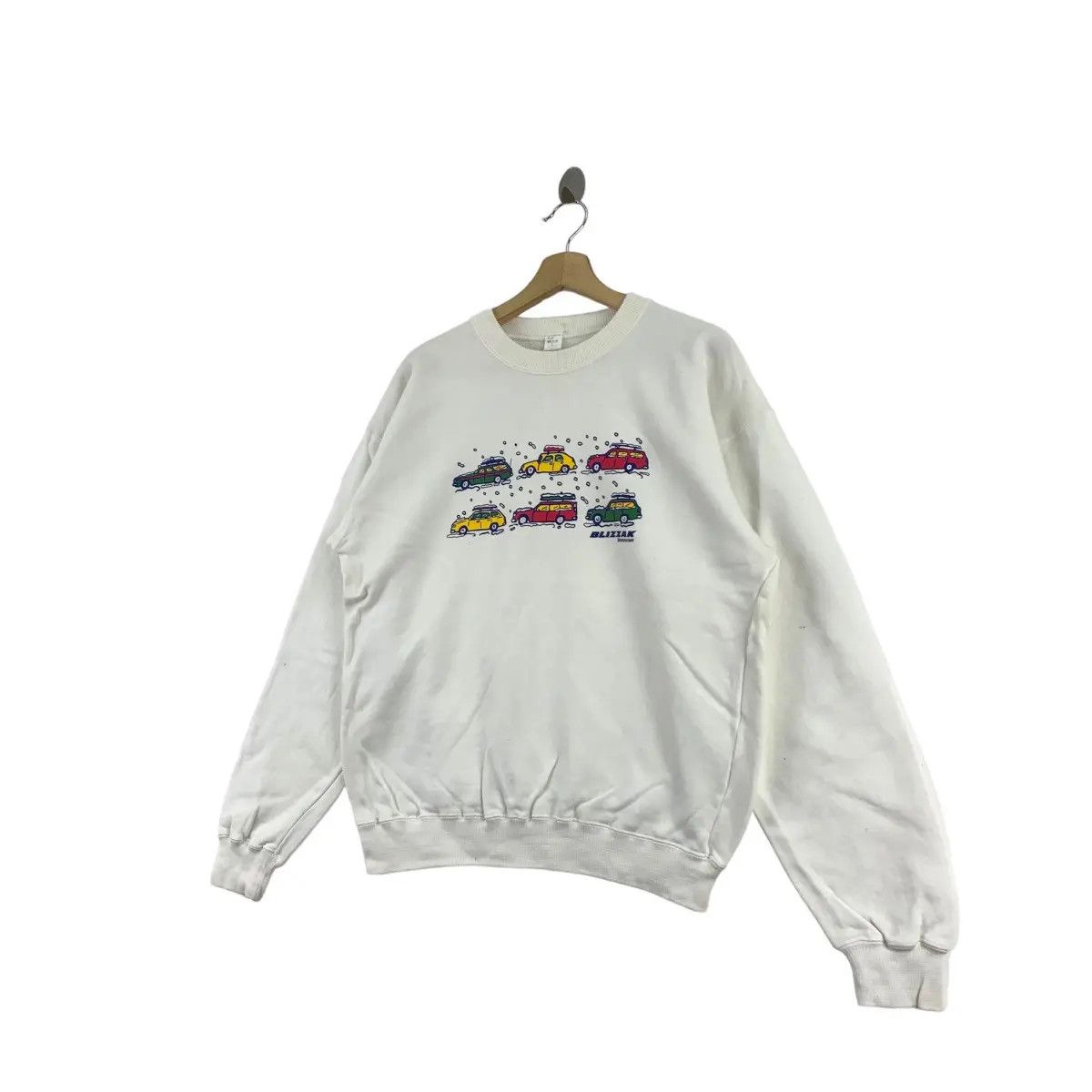 Vintage Vintage 90’ BLIZZAK BRIDGESTONE Racing Sweatshirt Team Size US L / EU 52-54 / 3 - 2 Thumbnail