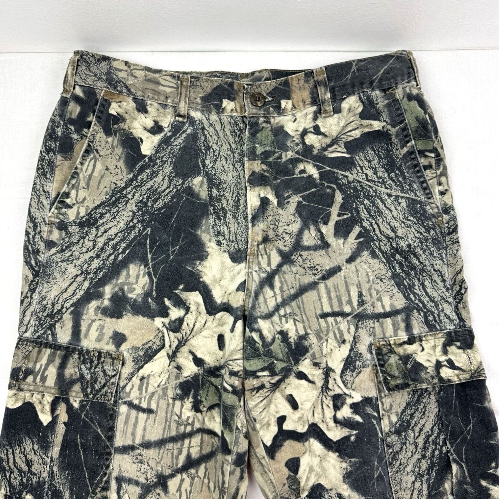 Vintage VINTAGE Mossy Oak Camo Cargo Pants Men 32x32 Casual USA 90s Grunge Outdoor Camouflage Pants Size US 32 / EU 48 - 5 Thumbnail