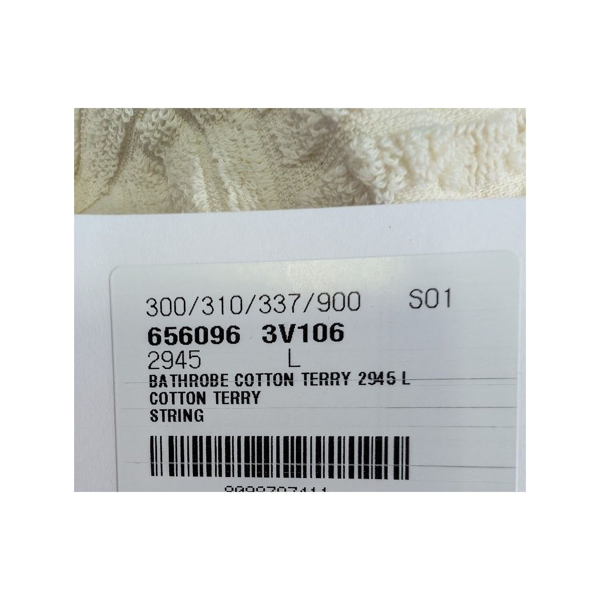 Bottega Veneta o1rshd1 Bathrobe Cotton Terry in String Size US L / EU 52-54 / 3 - 17 Thumbnail