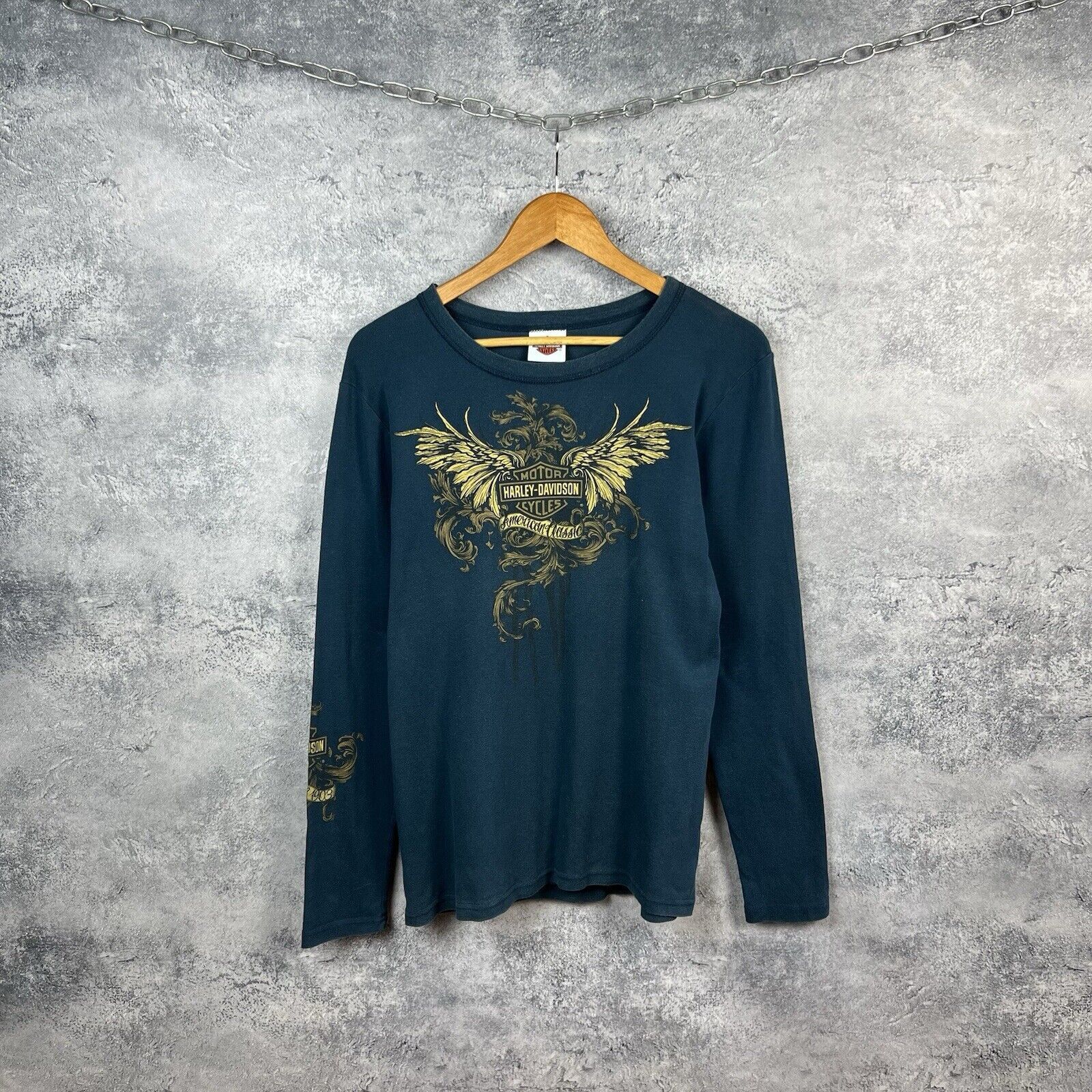 Harley Davidson Harley Davidson Longsleeve Women's Size L Size L / US 10 / IT 46 - 1 Thumbnail