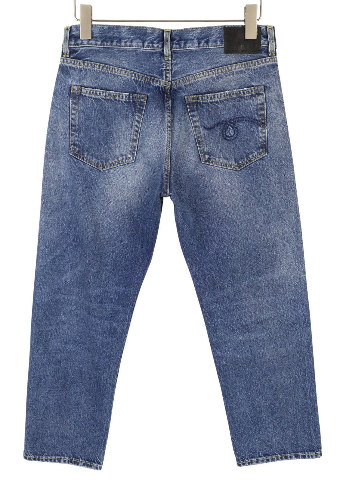 R13 ROMEO 28 Hutton Blue Faded Zip Fly Jeans 87173 Size 28" / US 6 / IT 42 - 4 Thumbnail