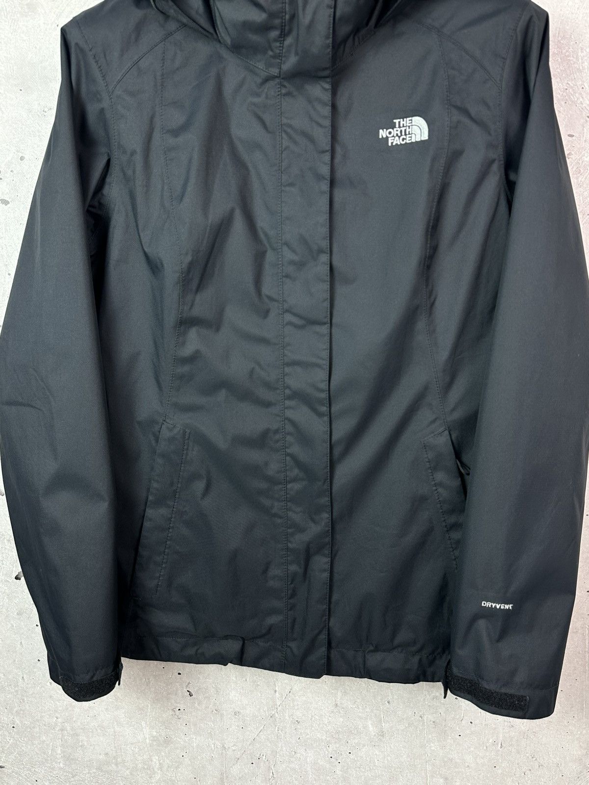 The North Face The North Face Dryvent Black Nylon Women’s Hooded Jacket Size L / US 10 / IT 46 - 3 Thumbnail
